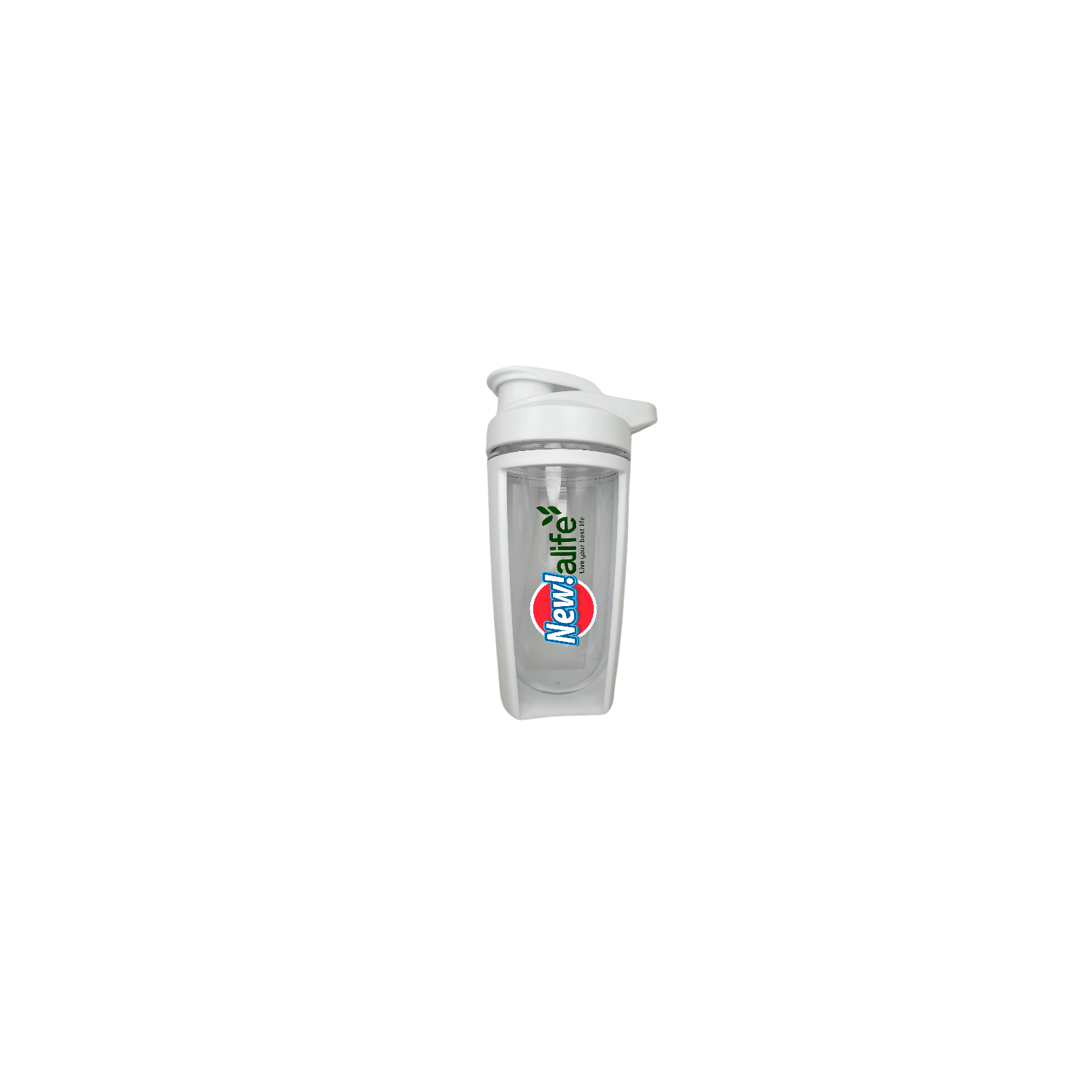 New life Portable Shaker Bottle White 500ml