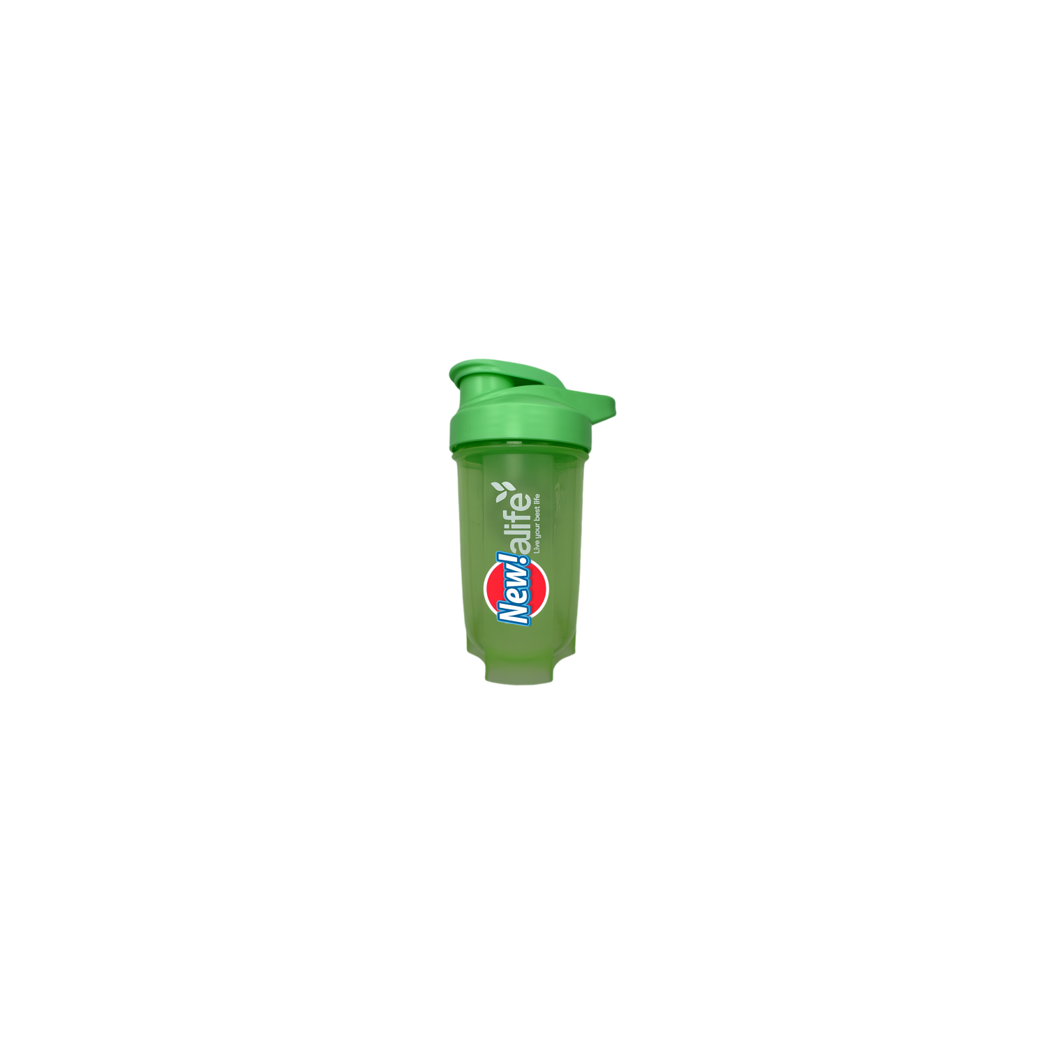 New life Portable Shaker Bottle Green 500ml