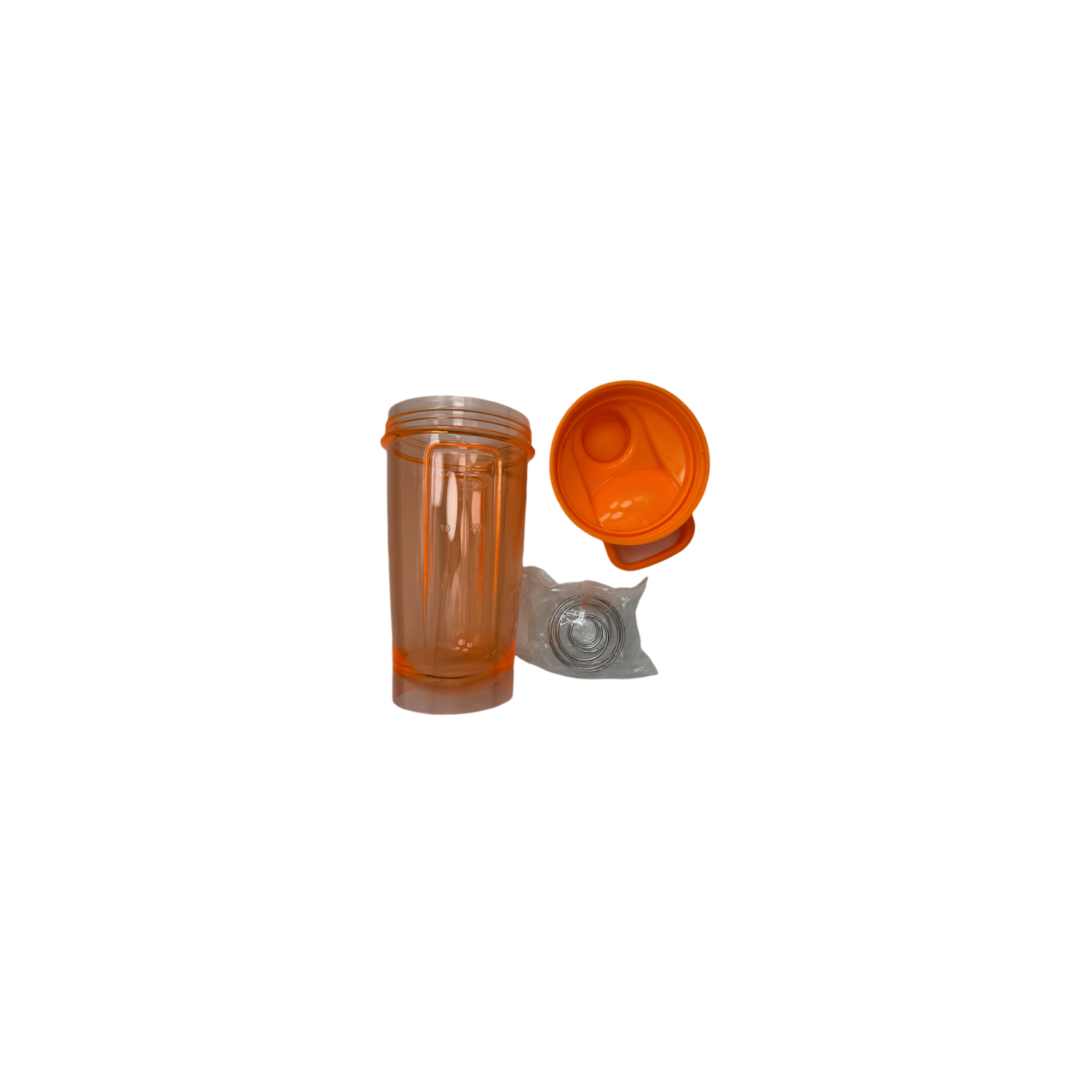 New life Portable Shaker Bottle Orange 400ml