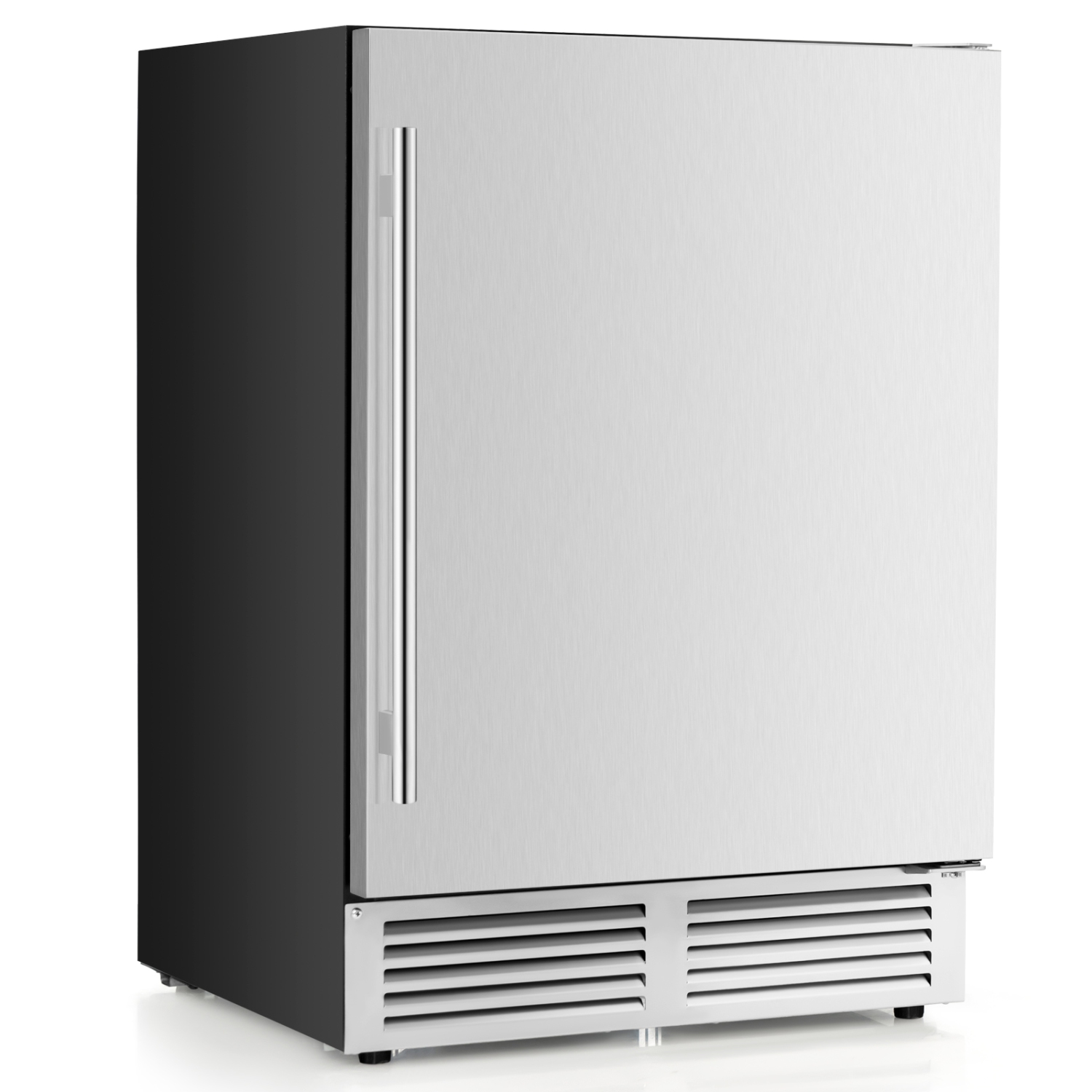 Costway 24" Beverage Refrigerator with Removable Shelves & Adjustable Temperature Cooler