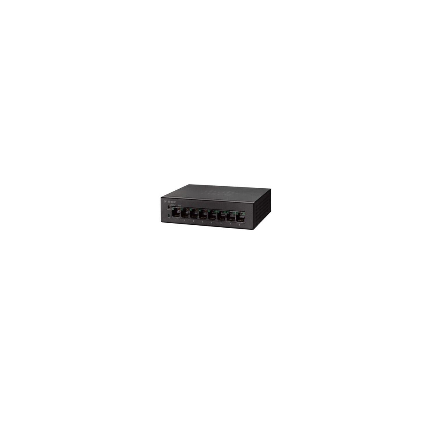 NEW Cisco SF110D-08HP-NA 8-Port PoE Desktop Unmanaged Switch
