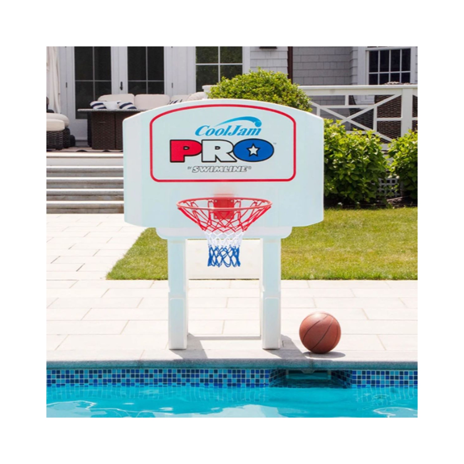 44" Cool Jam Pro Adjustable Poolside Extra Wide Basketball Hoop