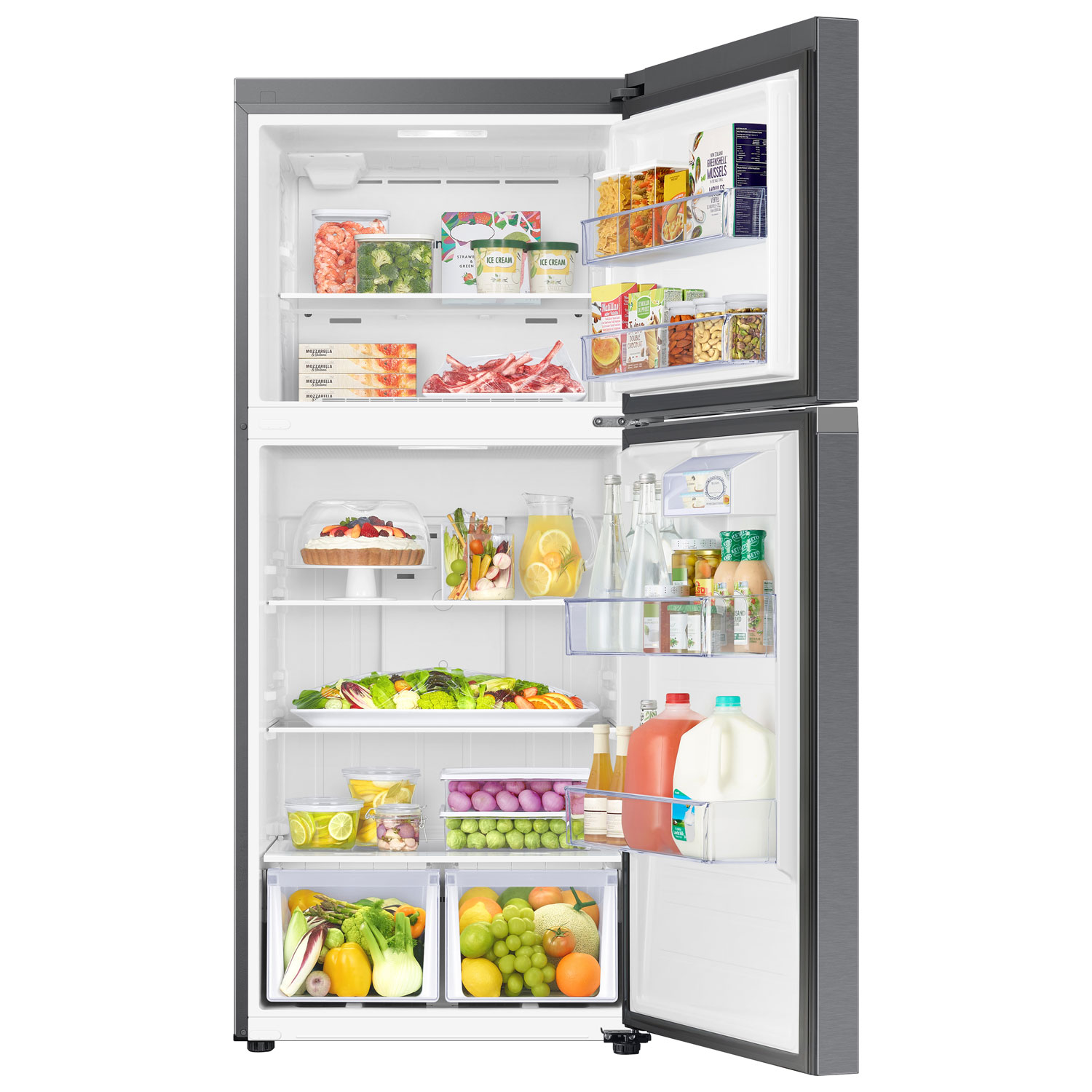 Samsung 30" Top Freezer Refrigerator with AI Energy Mode - Stainless