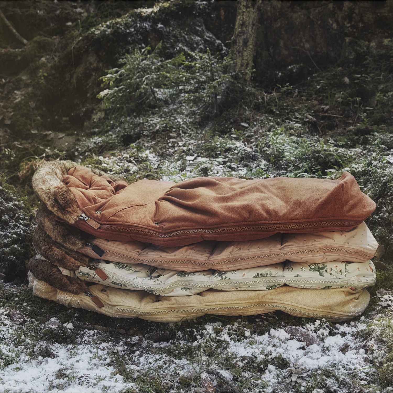 Elodie détails - Footmuff - Northern Star Terracotta