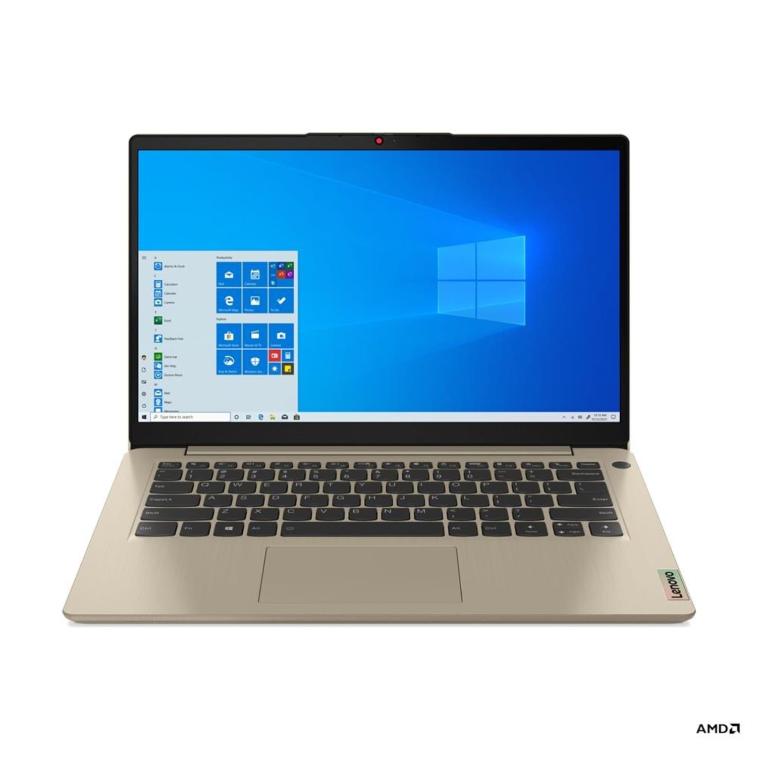 Refurbished (Excellent) Lenovo IdeaPad 3 14ALC6 Laptop | 14" 1920x1080 FHD | Ryzen 5-5500U - 256GB SSD Hard Drive - 8GB RAM | 6 cores @ 4.0 GHz Win 11 Home Blue