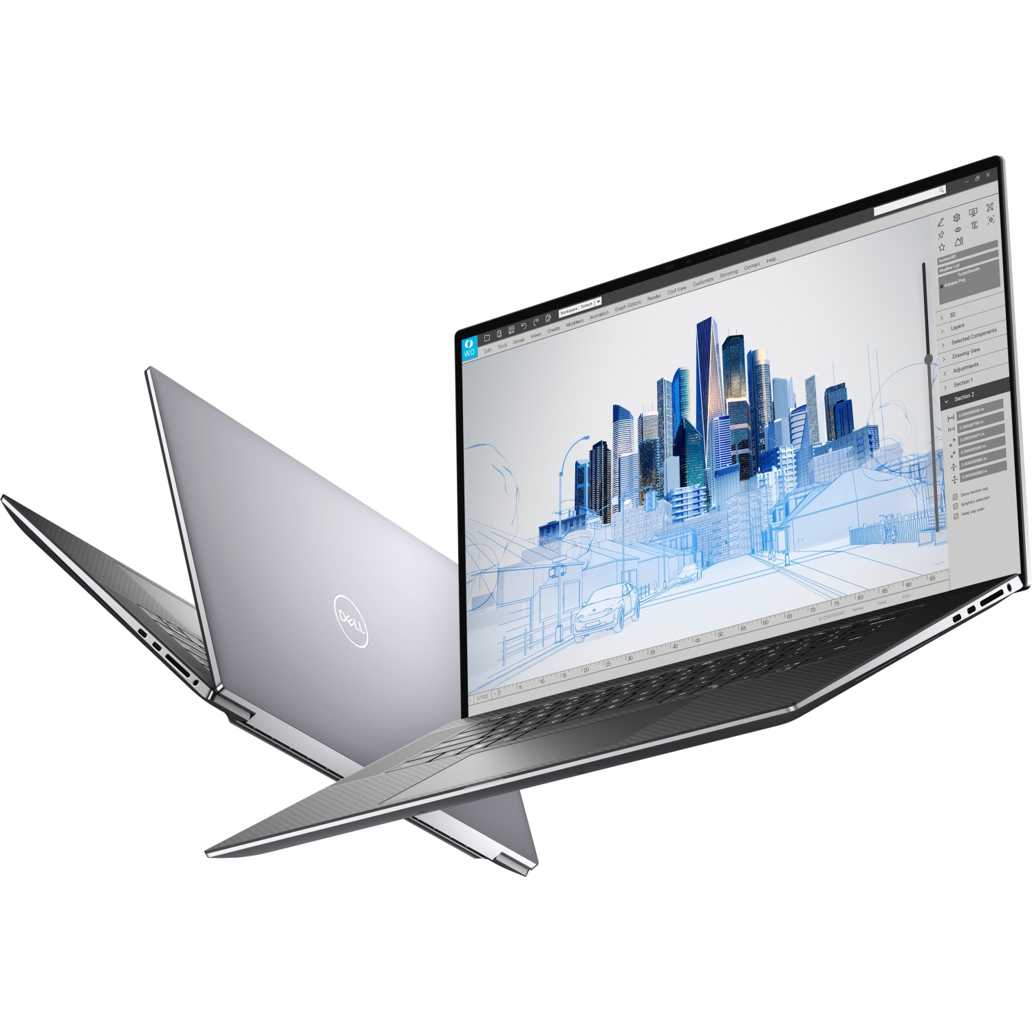 Refurbished (Excellent) Dell Precision 5760 Workstation Laptop | 17" 3840x2400 4k | Core i9-11950H - 2TB SSD Hard Drive - 32GB RAM - Nvidia RTX A3000 | 8 cores @ 5 GHz - 6GB