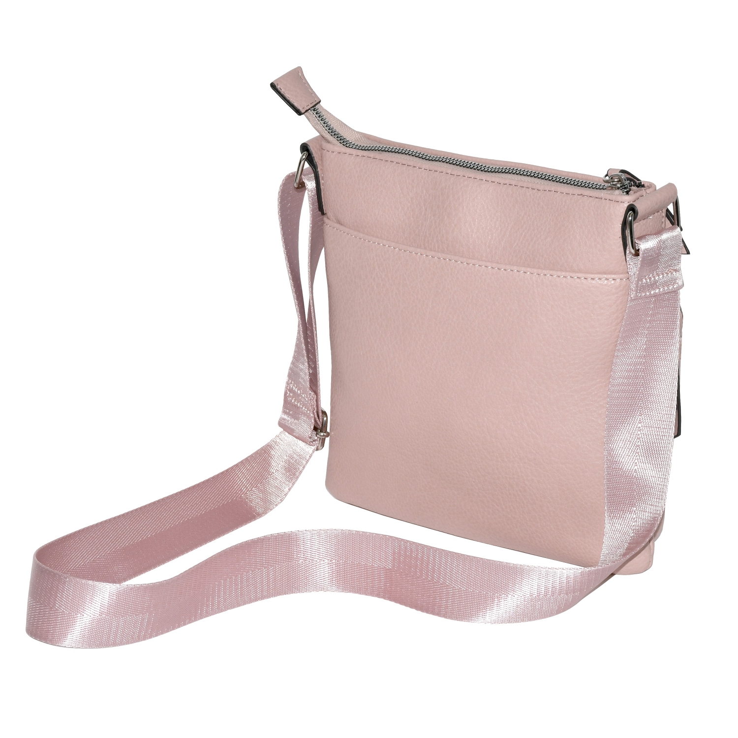 CROSSBODY BAG WITH FRONT ZIPPER POCKET