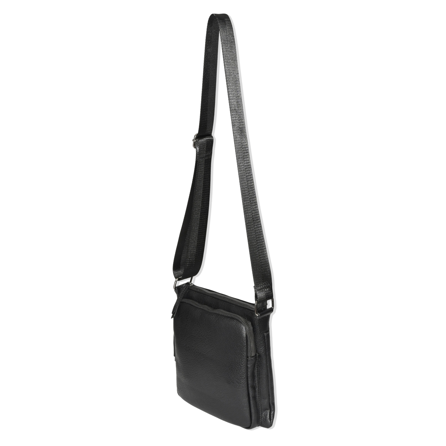 CROSSBODY BAG WITH FRONT ZIPPER POCKET