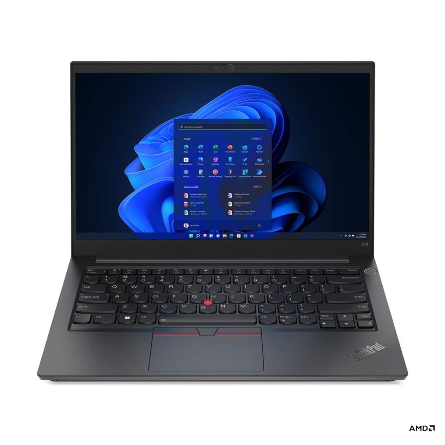 Refurbished (Excellent) Lenovo ThinkPad E14 Gen 4 AMD Laptop | 14" 1920x1080 FHD | Ryzen 7-5825U - 1TB SSD Hard Drive - 16GB RAM | 8 cores @ 4.5 GHz Win 10 Pro Silver