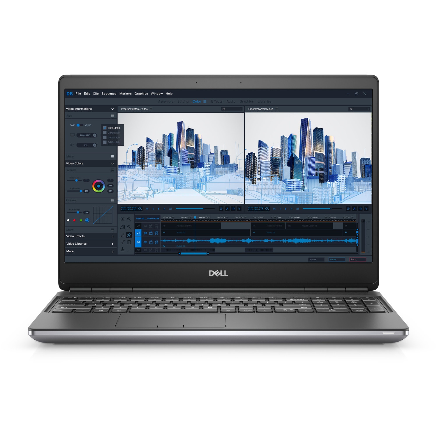 Refurbished (Excellent) Dell Precision 7560 Workstation Laptop | 15.6" 1920x1080 FHD | Core i7-11850H - 1TB SSD Hard Drive - 32GB RAM - Nvidia T1200 | 8 cores @ 4.8 GHz - 4GB