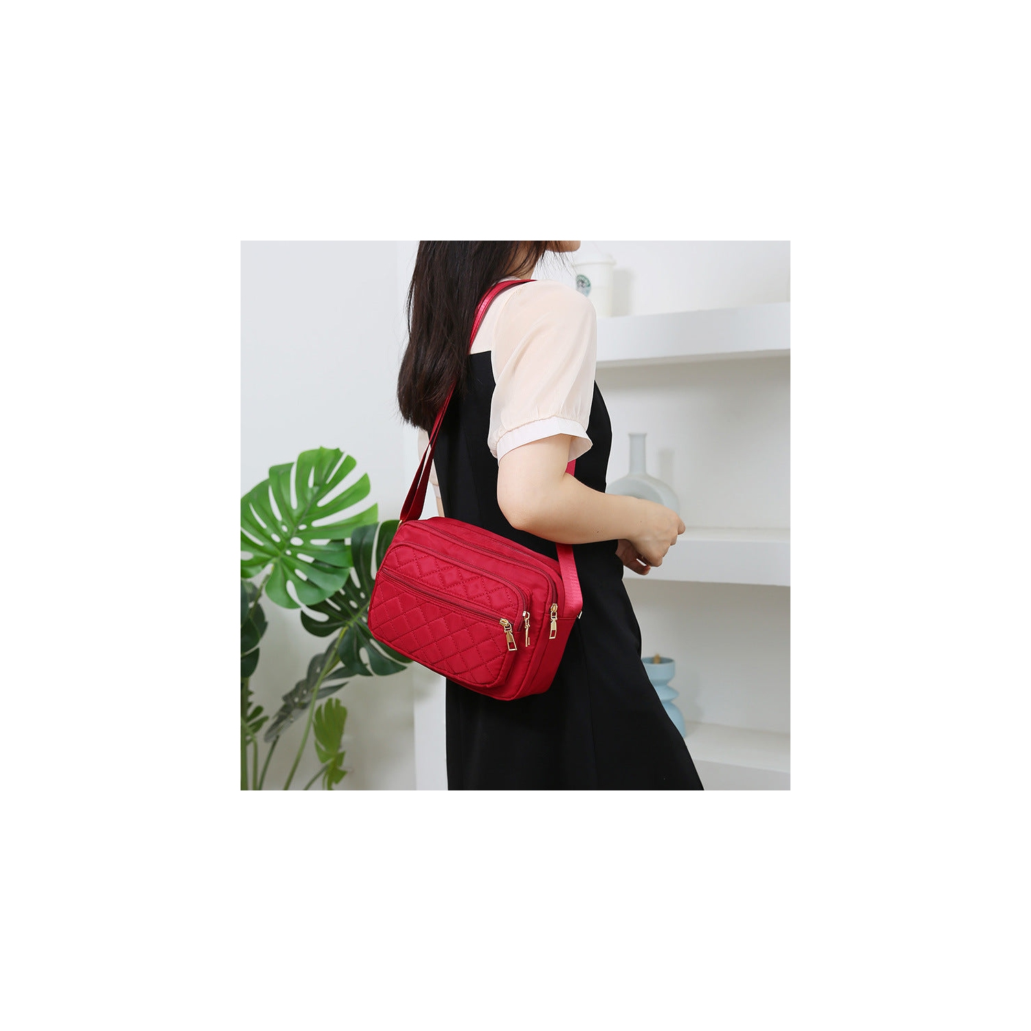 Sac matelassé en nylon pour femmes