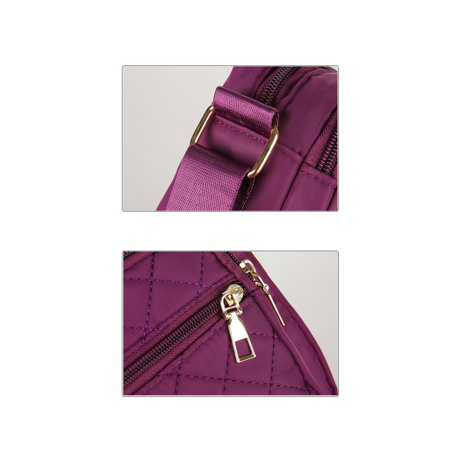 Sac matelassé en nylon pour femmes