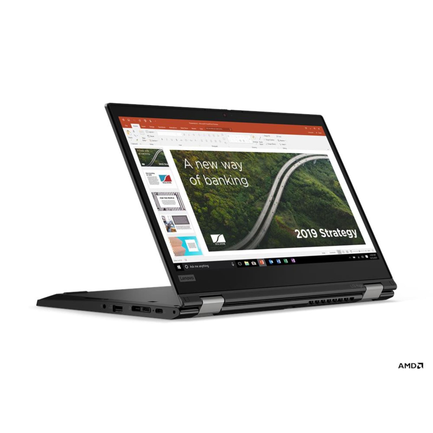 Refurbished (Excellent) Lenovo ThinkPad L13 Yoga Gen 2 AMD 2-in-1 Laptop | 13.3" 1920x1080 FHD | Ryzen 7 Pro-5850U - 1TB SSD Hard Drive - 16GB RAM | 8 cores @ 4.4 GHz Win 10 Pro