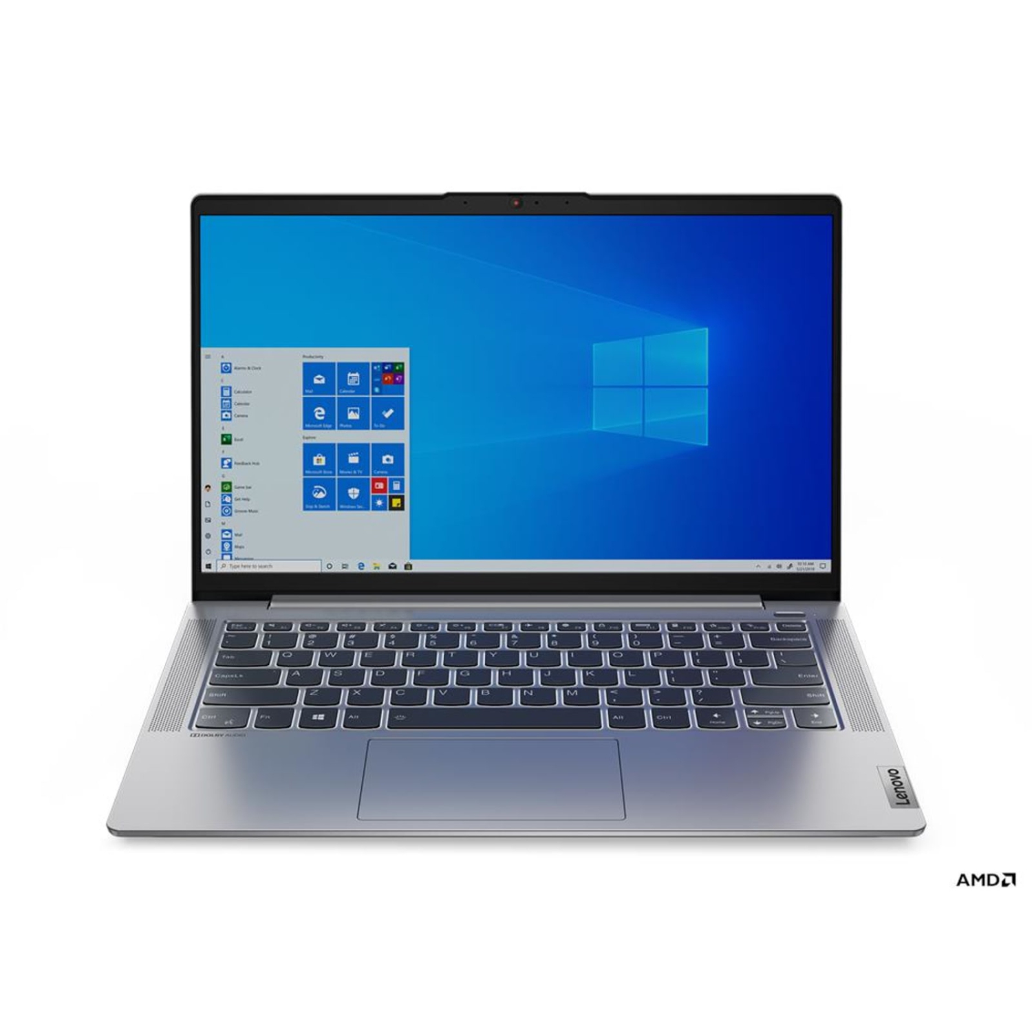 Refurbished (Excellent) Lenovo IdeaPad 5 14ALC05 Laptop | 14" 1920x1080 FHD | Ryzen 3-5300U - 128GB SSD Hard Drive - 4GB RAM | 4 cores @ 3.8 GHz Win 10 Home Silver