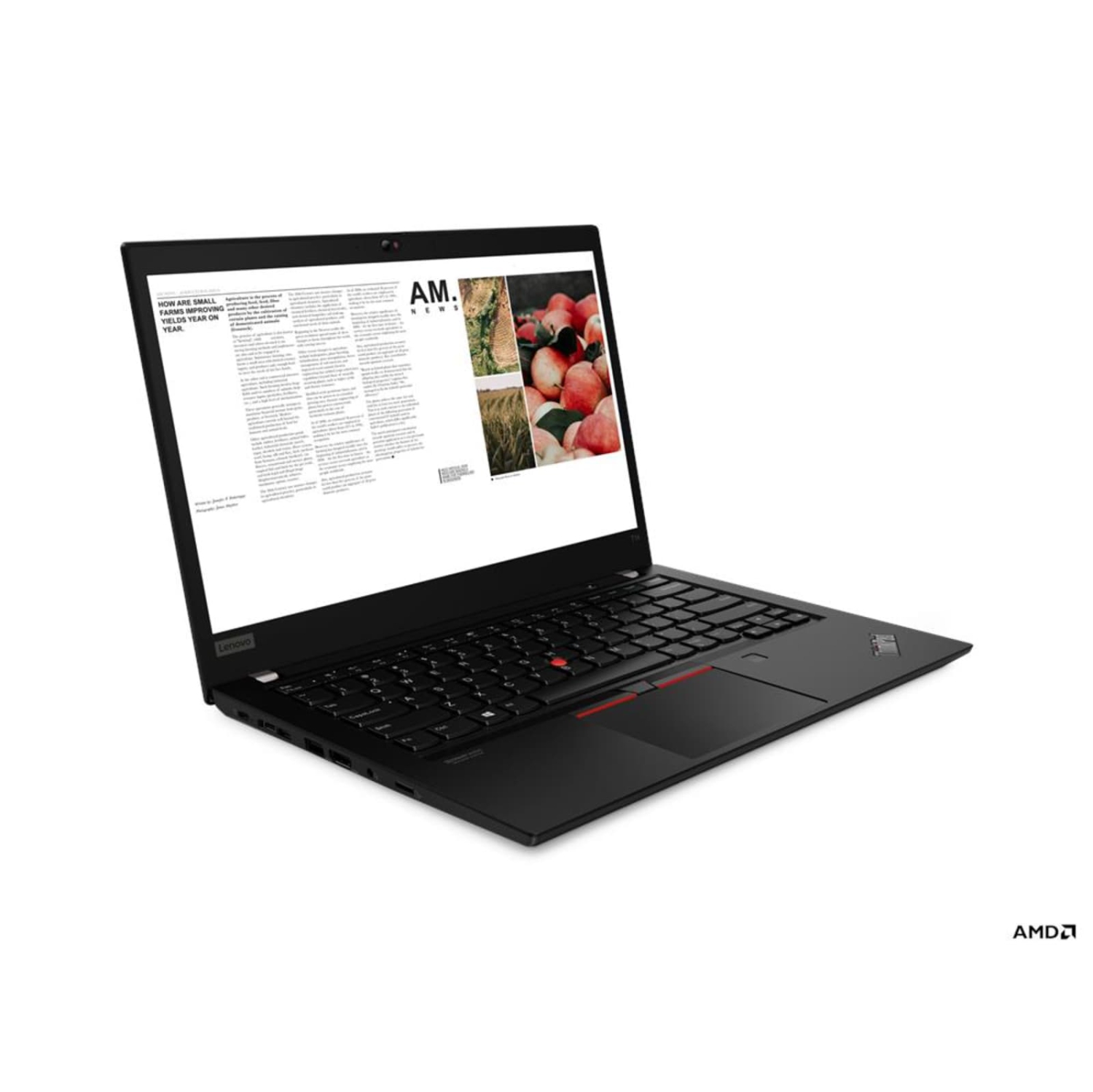 Refurbished (Excellent) Lenovo ThinkPad T14 Gen 1 AMD Laptop | 14" 1920x1080 FHD | Ryzen 5 Pro-4650U - 2TB SSD Hard Drive - 24GB RAM | 6 cores @ 4.0 GHz Win 10 Pro Black