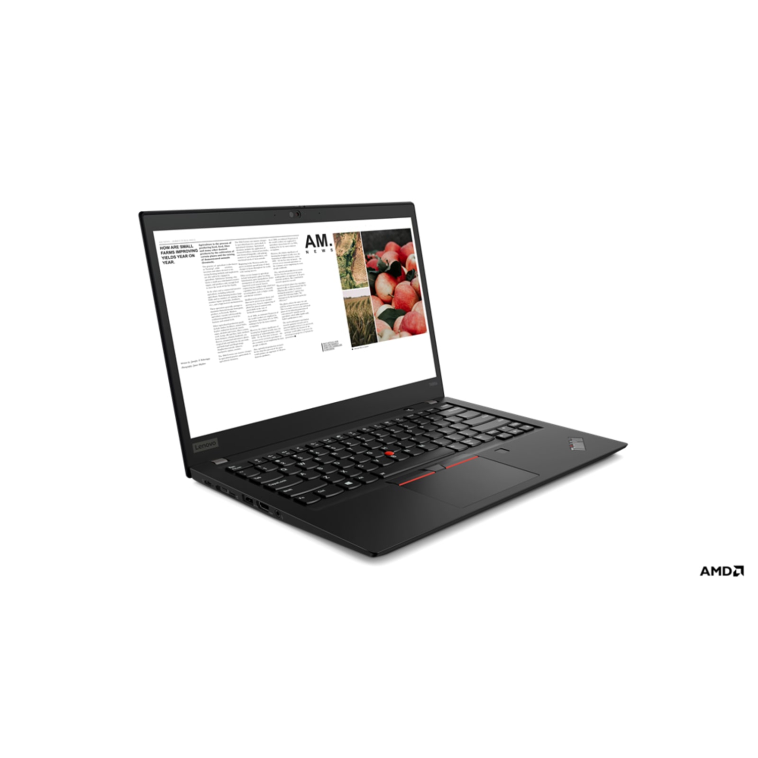 Refurbished Lenovo ThinkPad T495s Laptop | 14" 1920x1080 FHD | Ryzen 5 Pro-3500U - 512GB SSD Hard Drive - 16GB RAM | 4 cores @ 3.7 GHz Win 10 Pro
