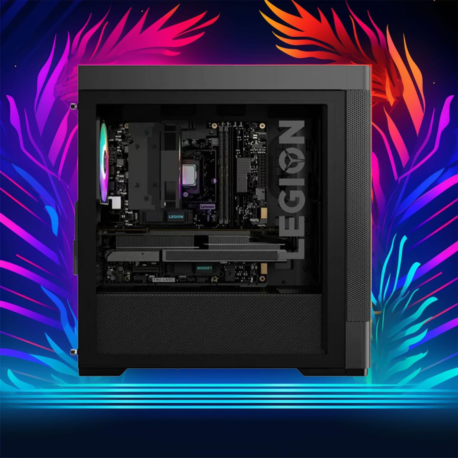 Refurbished (Excellent) Lenovo Legion T5 26AMR5 MT Mini Tower Desktop | Ryzen 5-5600G - 512GB SSD Hard Drive - 64GB RAM - Nvidia GeForce RTX 3060 | 6 cores @ 4.4 GHz - 12GB GDDR6