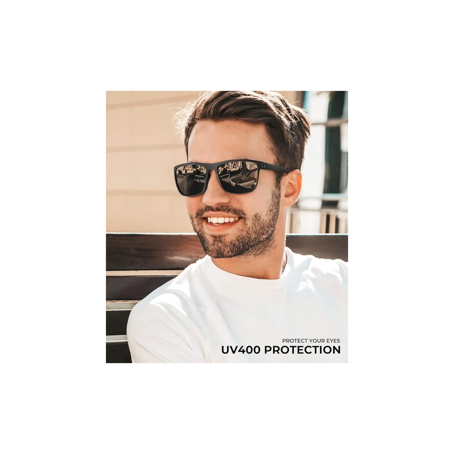 Polarized Sunglasses for Men | Lightweight UV Protection for Driving, Fishing, Golf