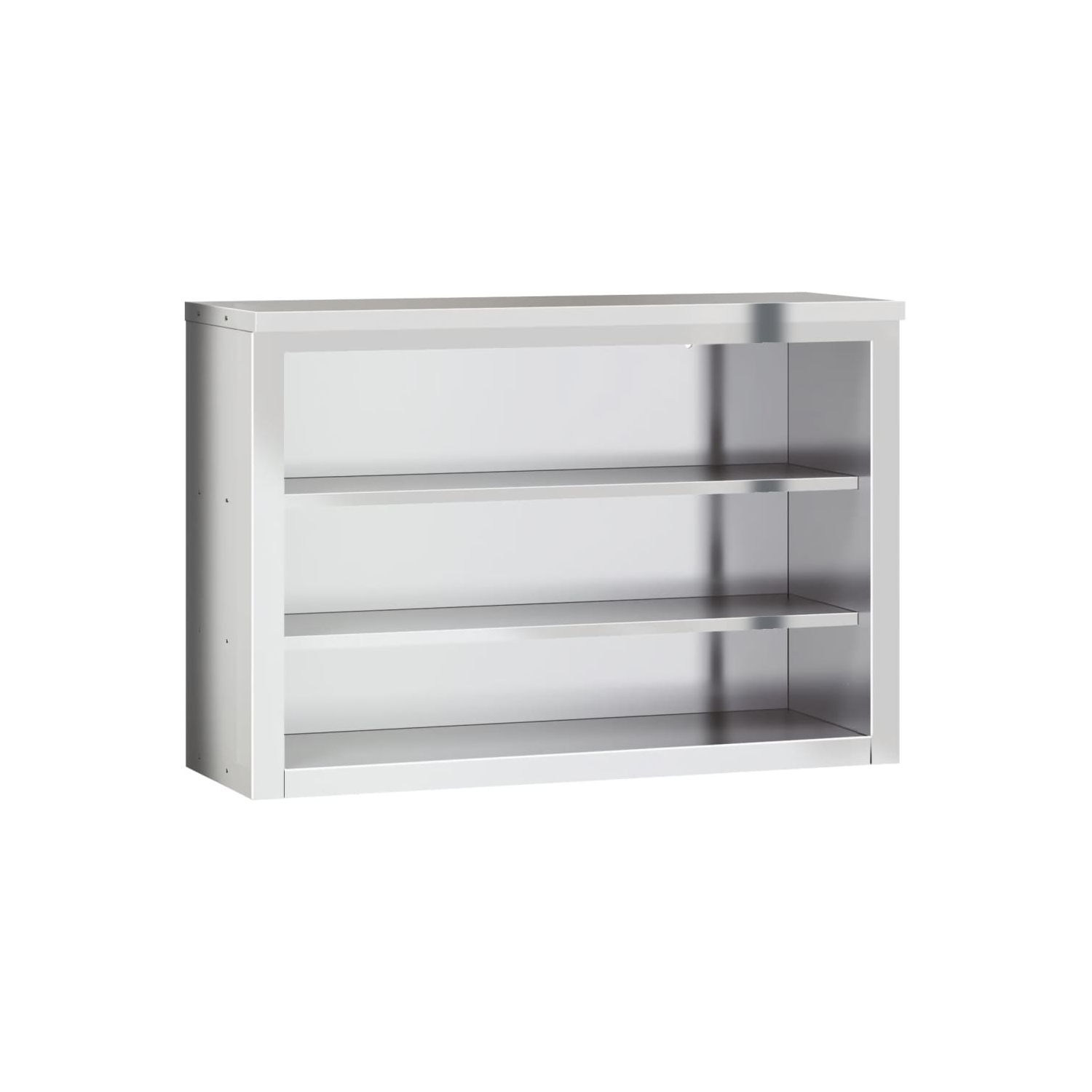 Armoire murale de cuisine avec tablettes en acier inoxydable vidaXL
