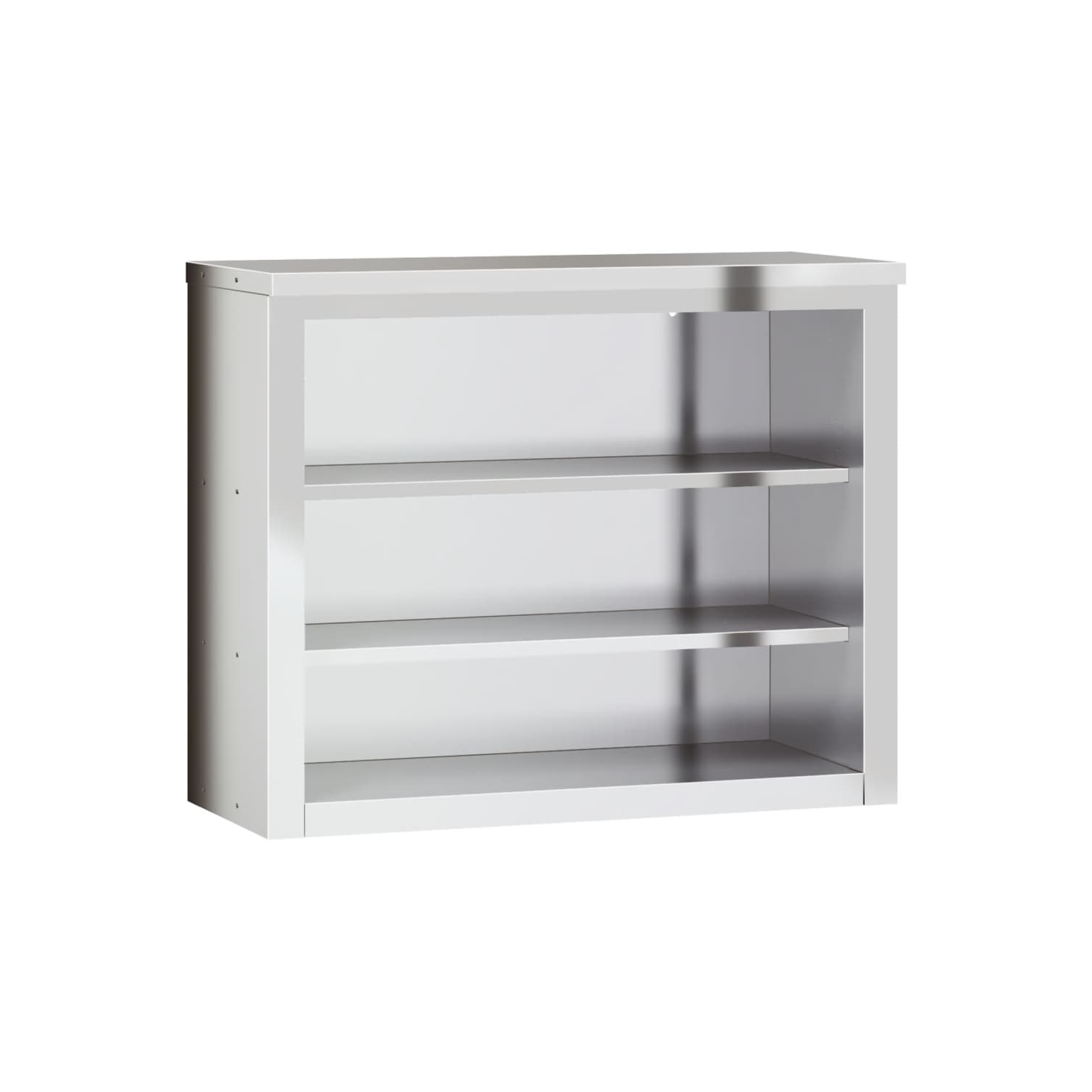 Armoire murale de cuisine avec tablettes en acier inoxydable vidaXL