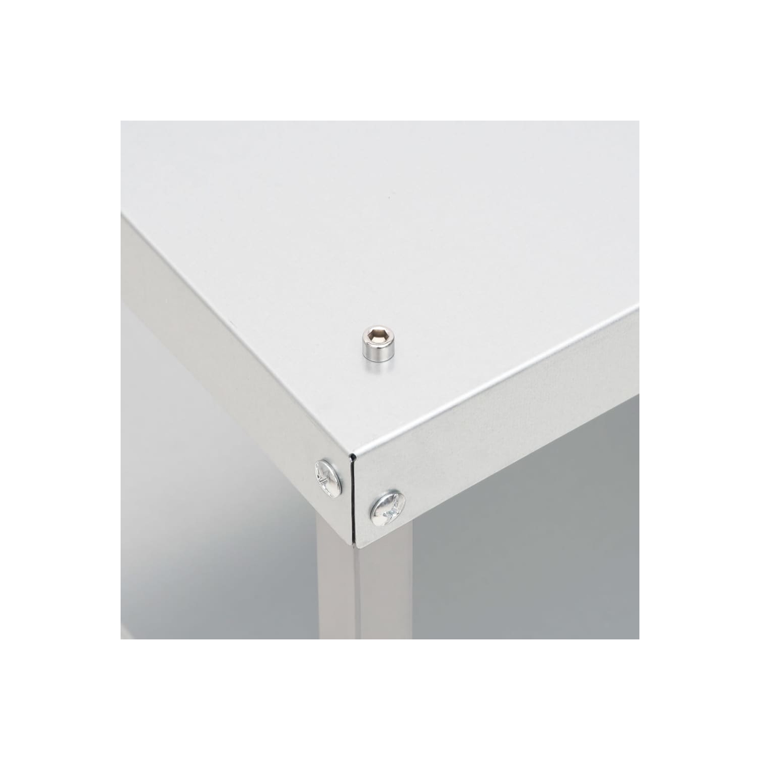 vidaXL Table for Oven Smoker 40x28x44.5 cm Galvanised steel