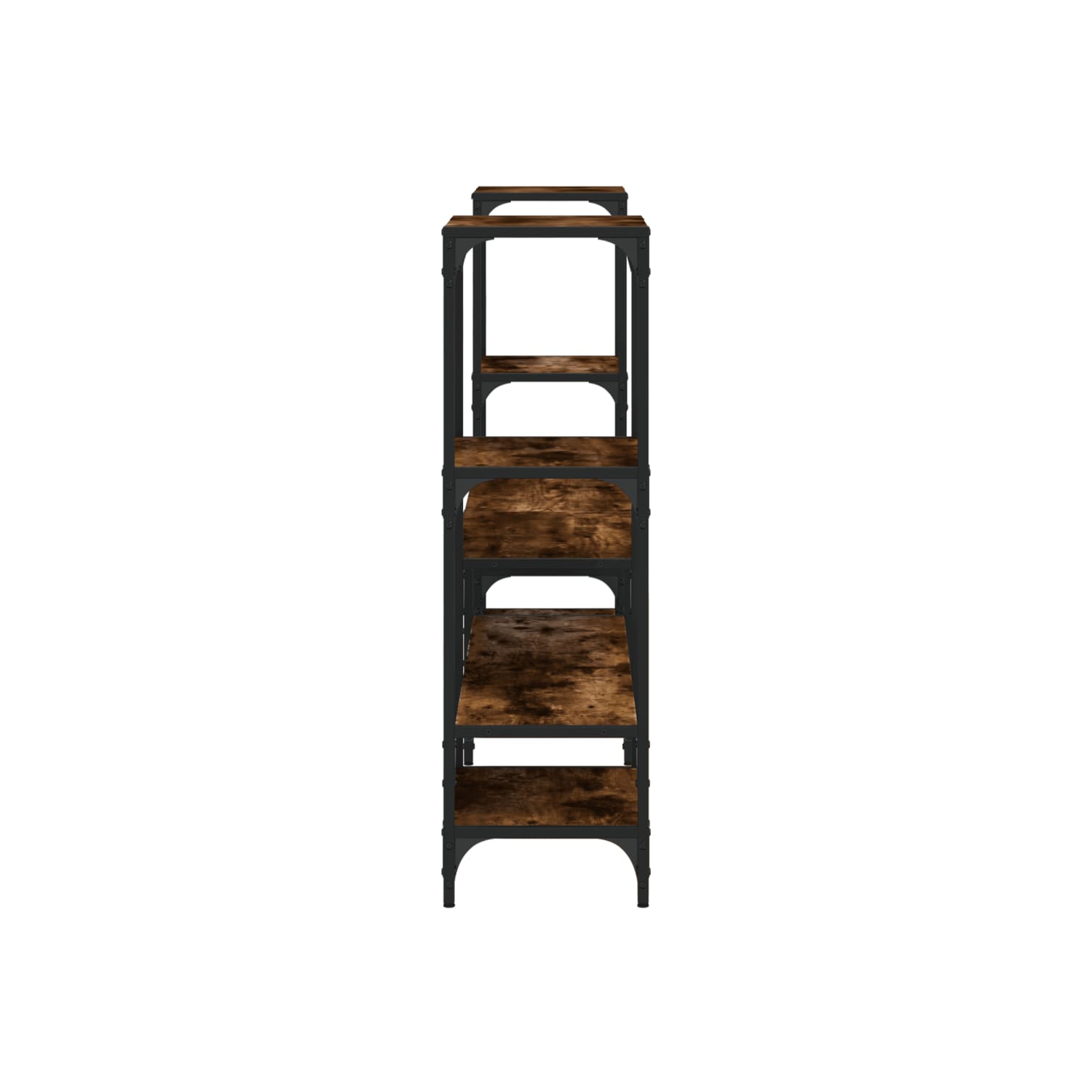 vidaXL TV Cabinet Smoked Oak 206.5x28.5x95 cm Engineered Wood