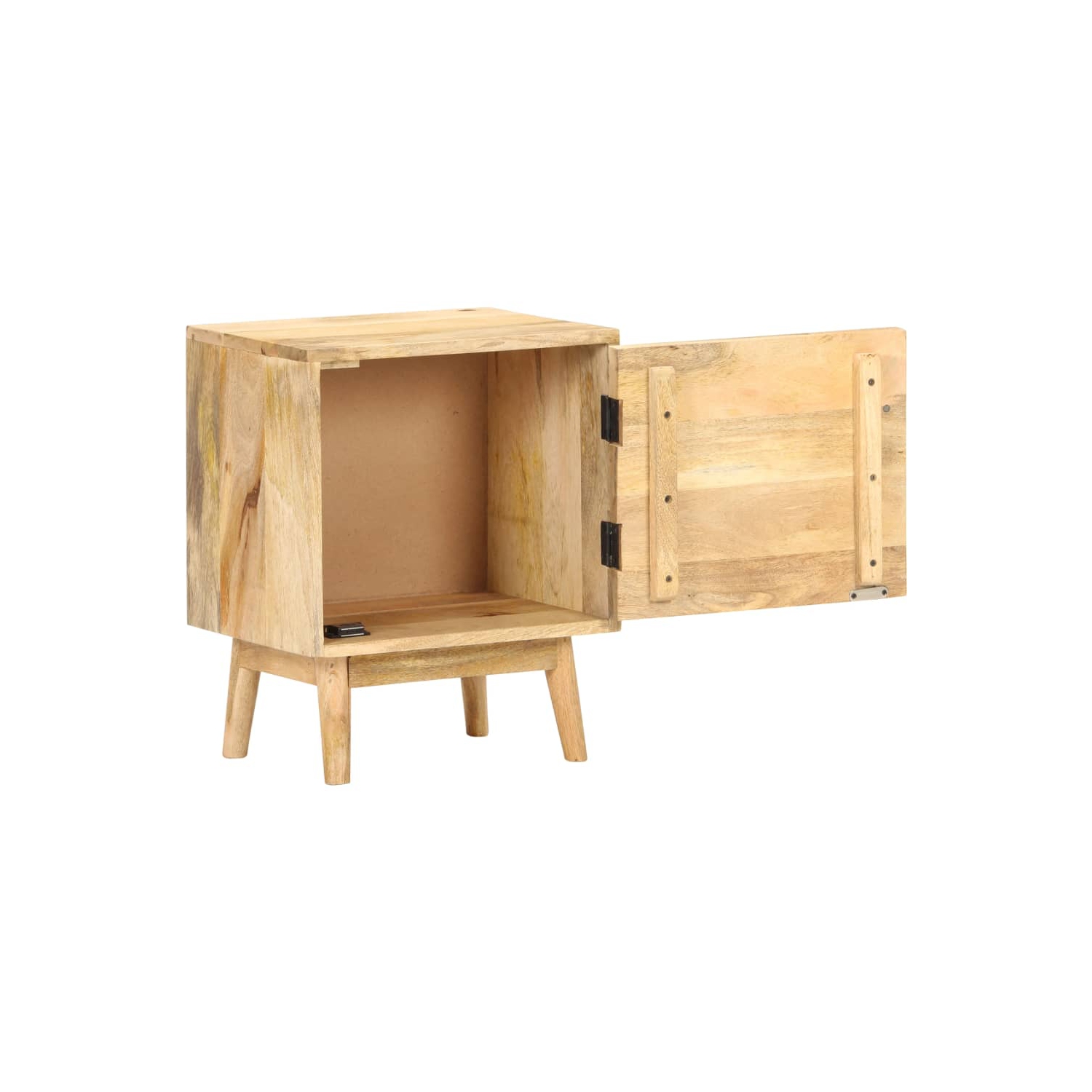 vidaXL Bedside Cabinet 40x30x50 cm Solid Mango Wood