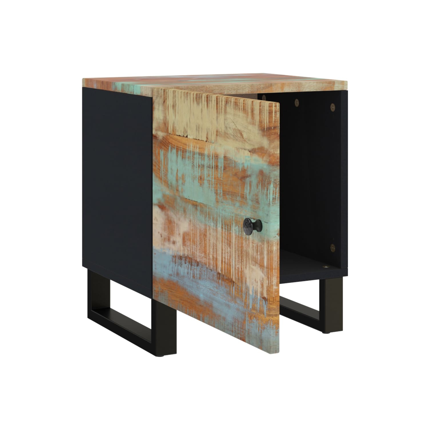 vidaXL Bedside Cabinet 40x33x46 cm Solid Wood Reclaimed
