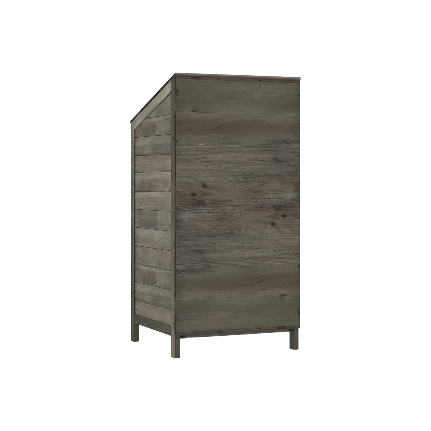 vidaXL Garden Shed Anthracite 55x52x112 cm Solid Wood Fir