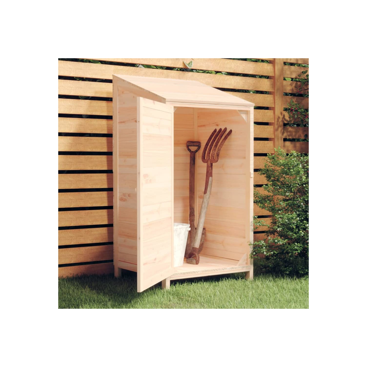 vidaXL Garden Shed 55x52x112 cm Solid Wood Fir