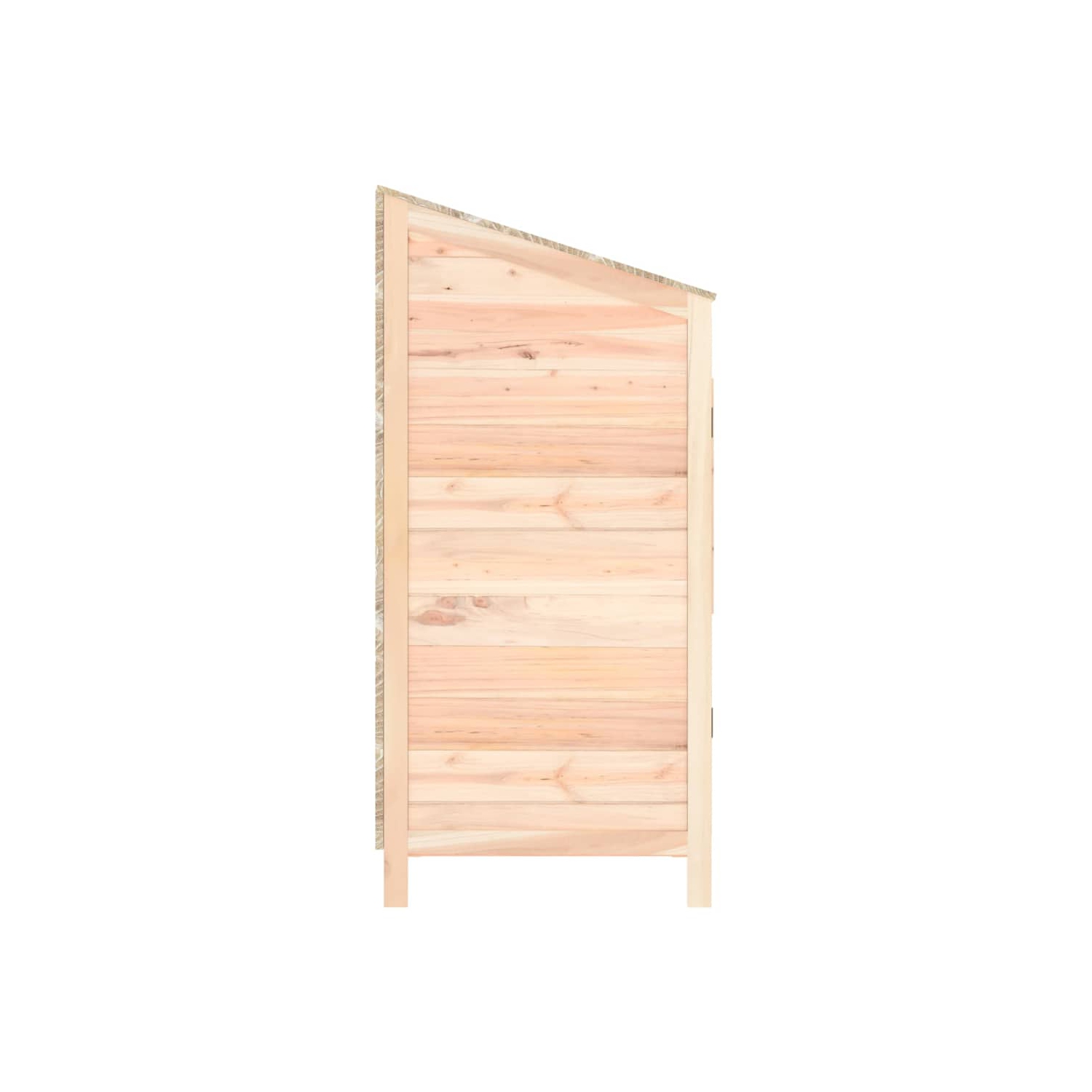 vidaXL Garden Shed 55x52x112 cm Solid Wood Fir