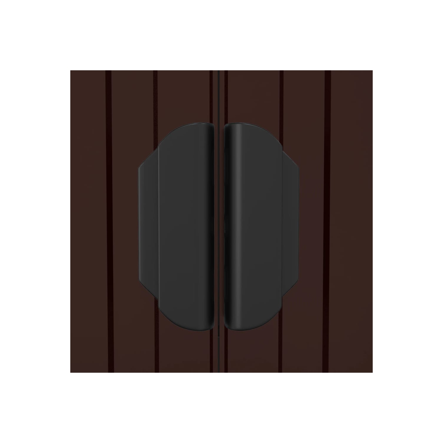 vidaXL Garden Shed Dark Brown 192x689x223 cm Galvanised Steel