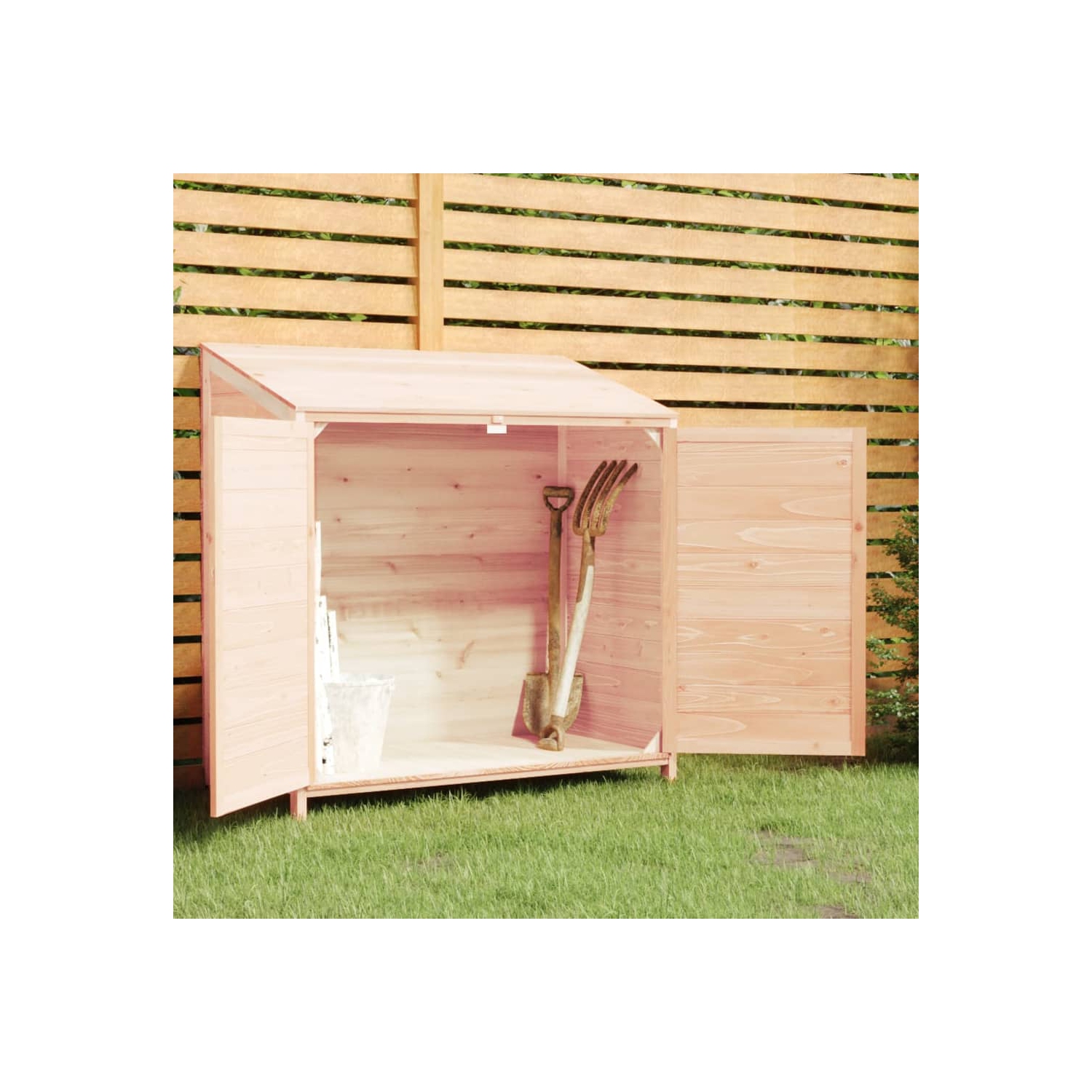 vidaXL Garden Shed 102x52x112 cm Solid Wood Fir
