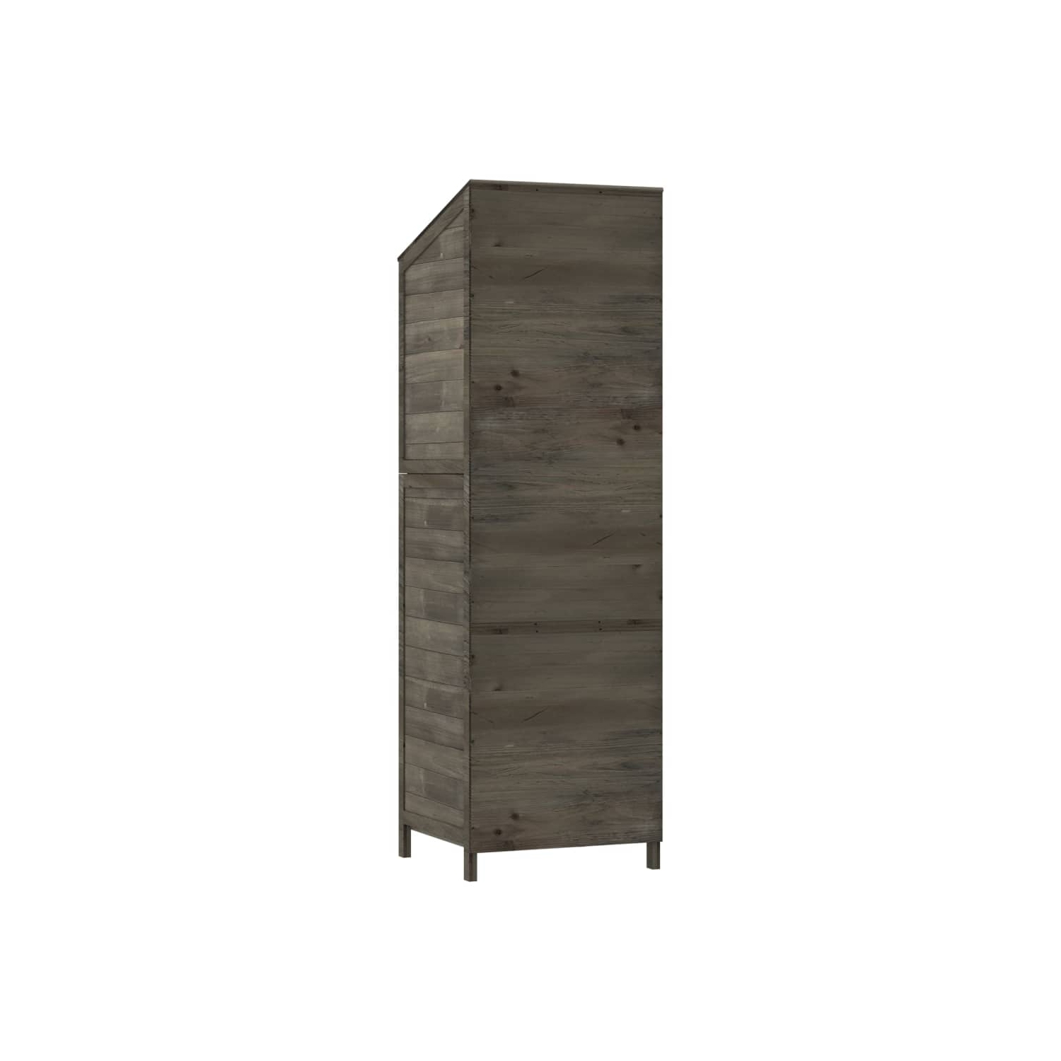 vidaXL Garden Shed Anthracite 55x52x174.5 cm Solid Wood Fir