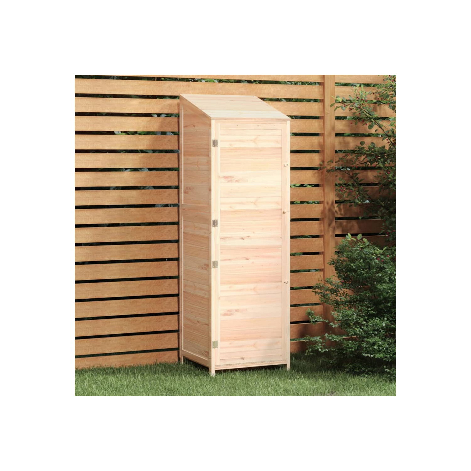 vidaXL Garden Shed 55x52x174.5 cm Solid Wood Fir