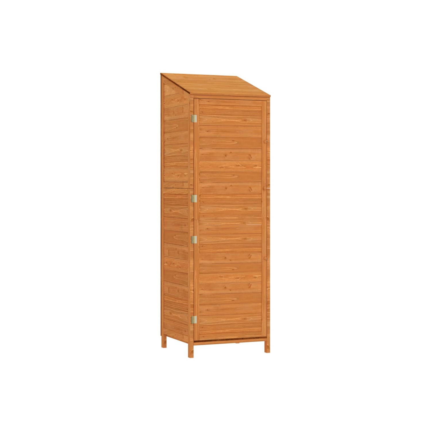 vidaXL Garden Shed Brown 55x52x174.5 cm Solid Wood Fir
