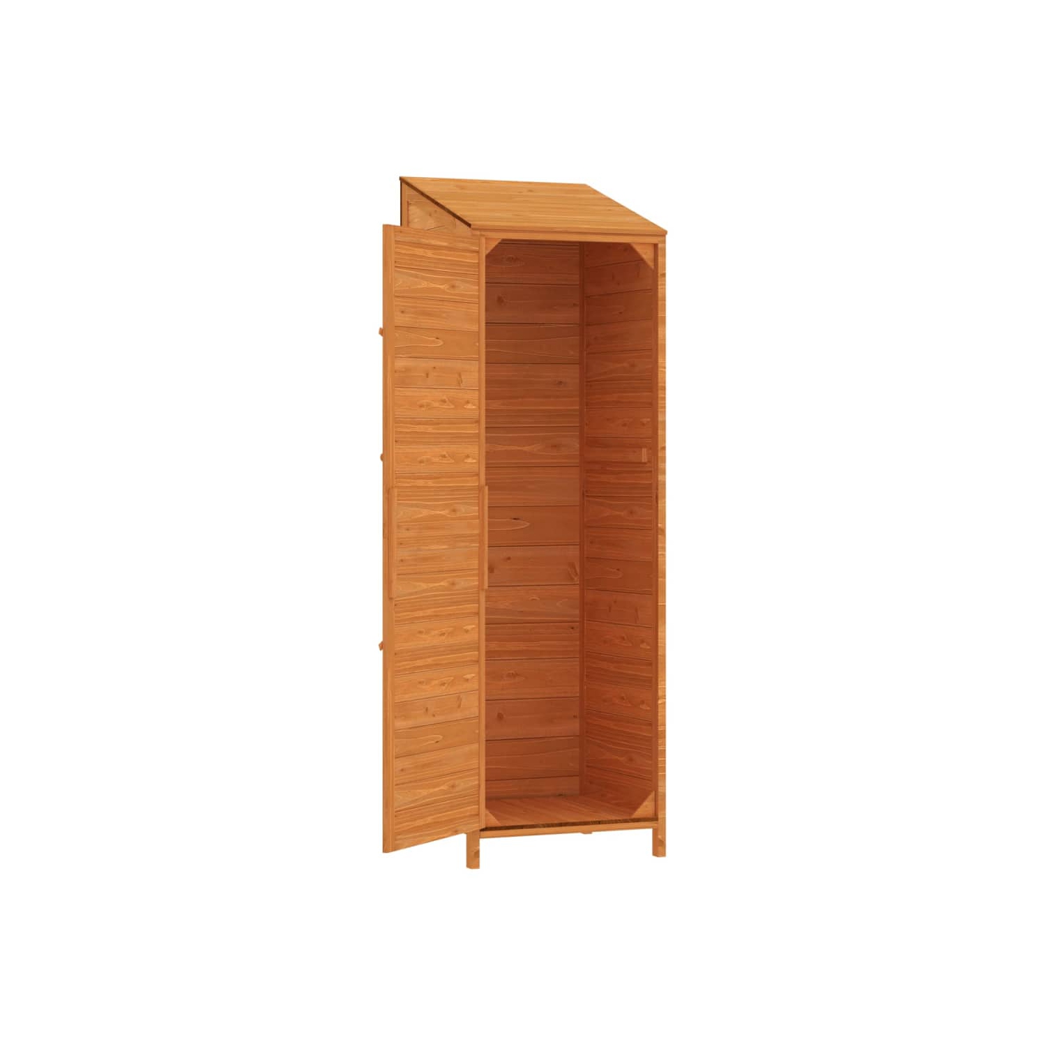 vidaXL Garden Shed Brown 55x52x174.5 cm Solid Wood Fir
