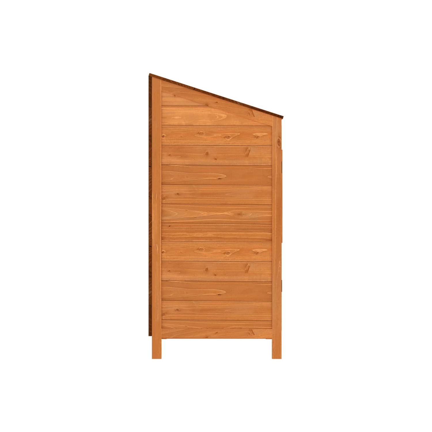 vidaXL Garden Shed Brown 55x52x112 cm Solid Wood Fir