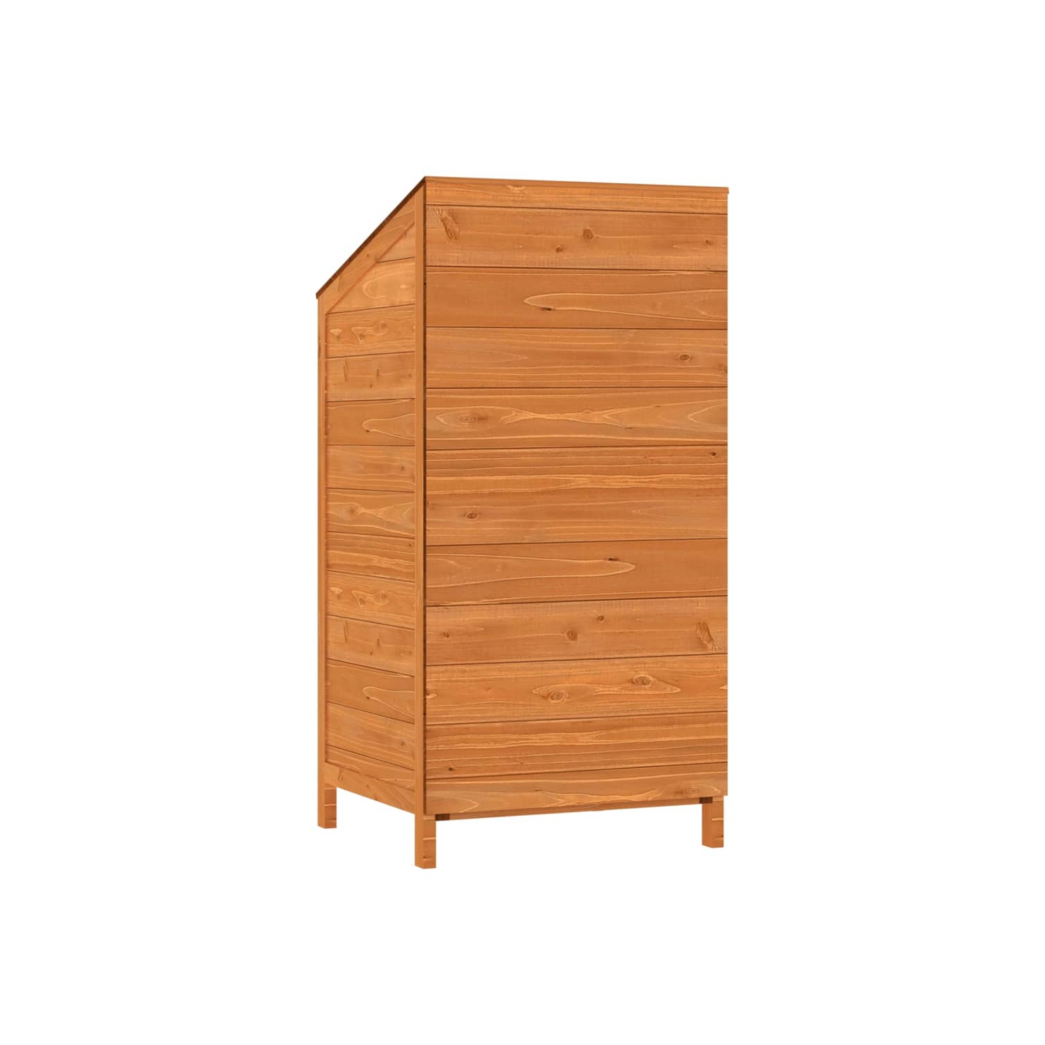 vidaXL Garden Shed Brown 55x52x112 cm Solid Wood Fir
