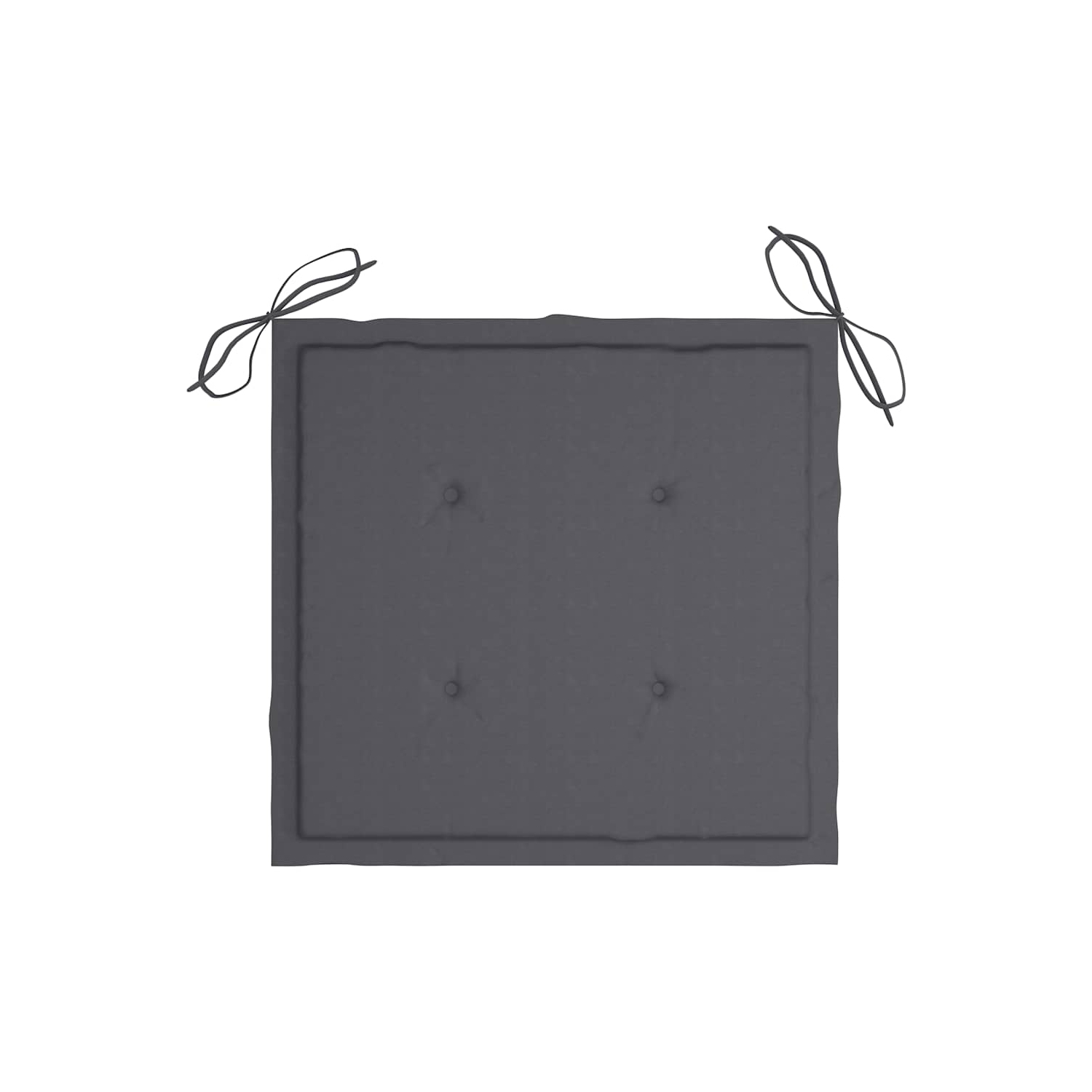 vidaXL Folding Garden Chairs 2 pcs with Cushions Bamboo