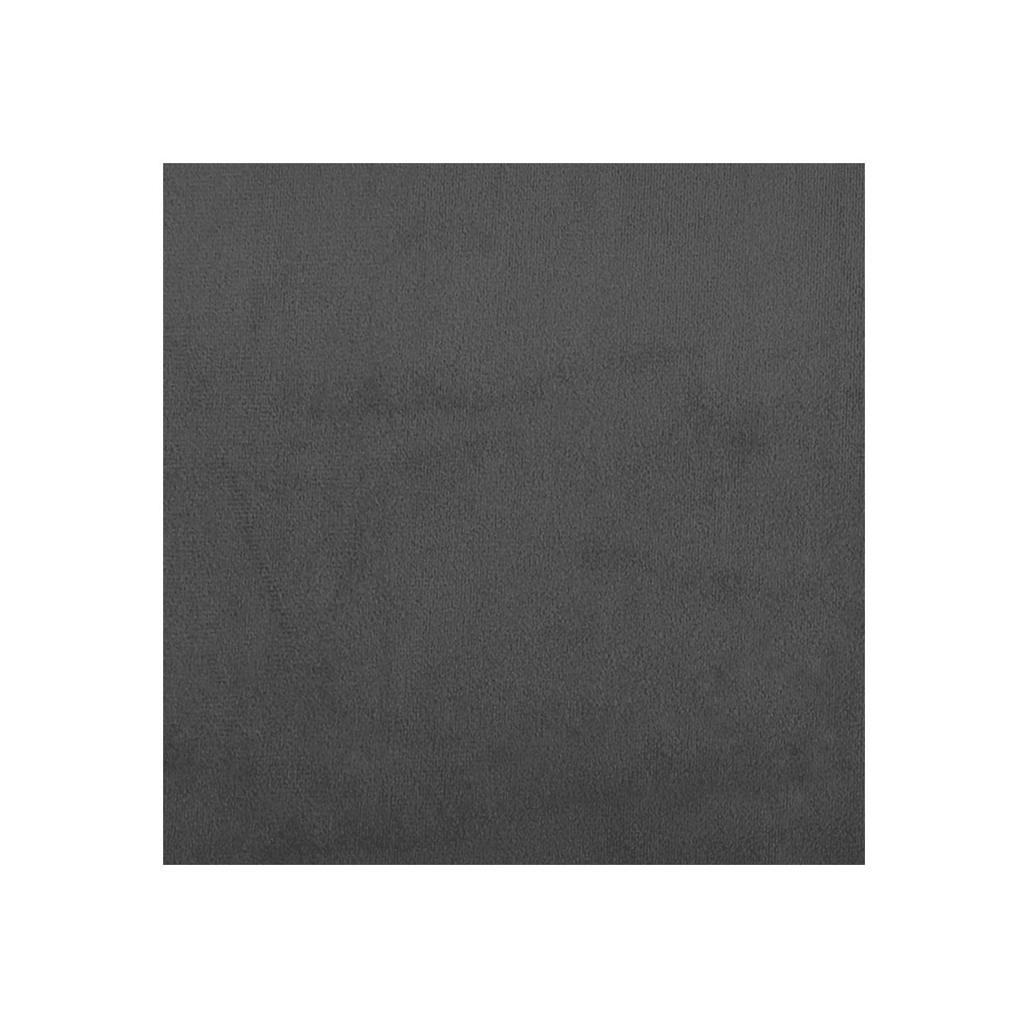 Sofa-lit à 2 places avec deux oreillers en velours gris foncé vidaXL