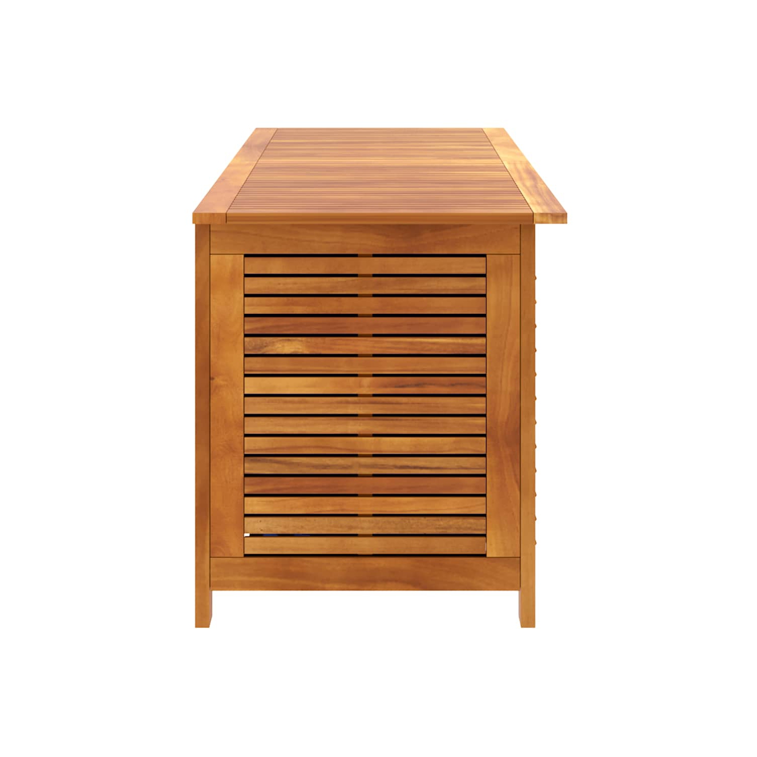 vidaXL Garden Storage Box with Louver 150x50x56 cm Solid Wood Acacia