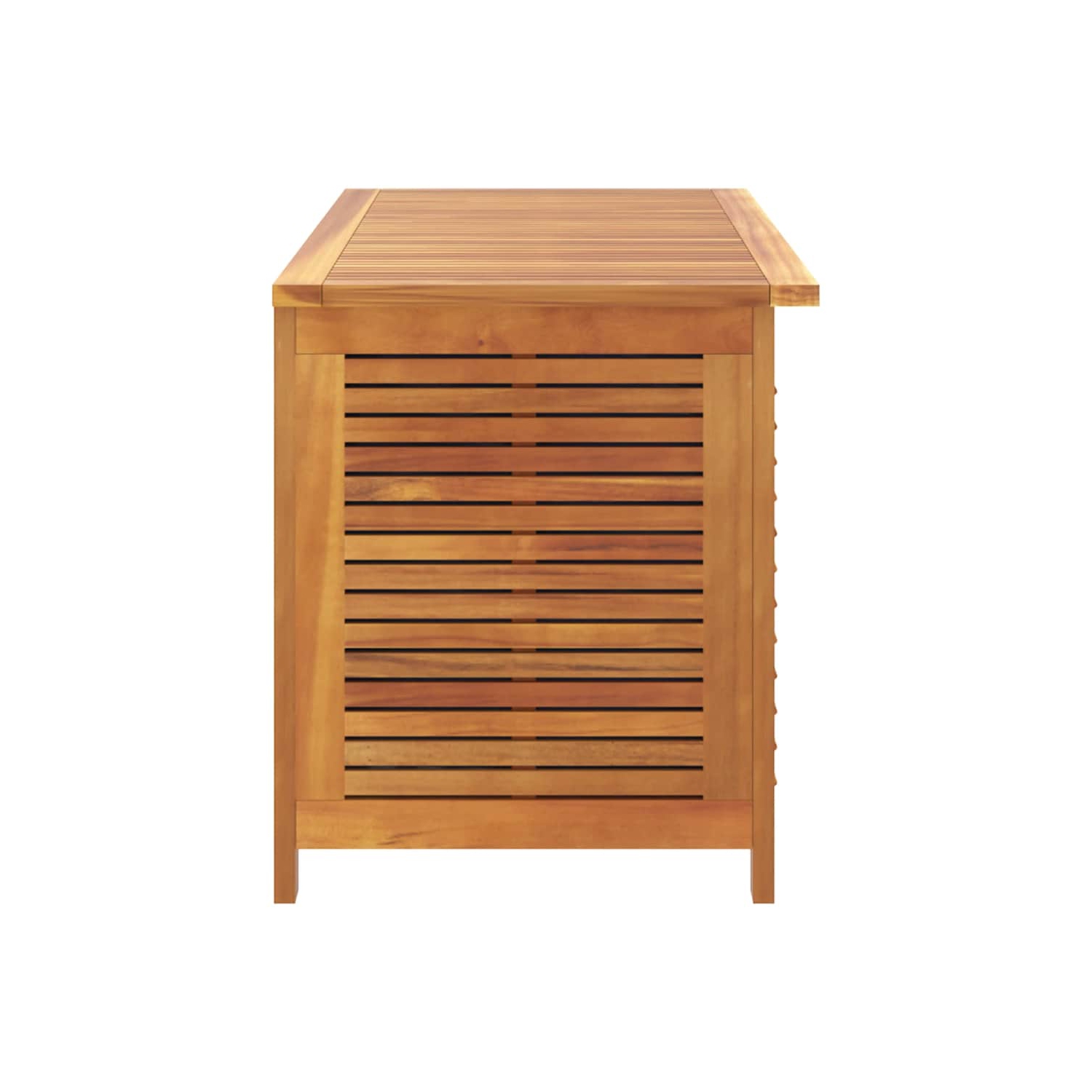 vidaXL Garden Storage Box with Louver 113x50x56 cm Solid Wood Acacia