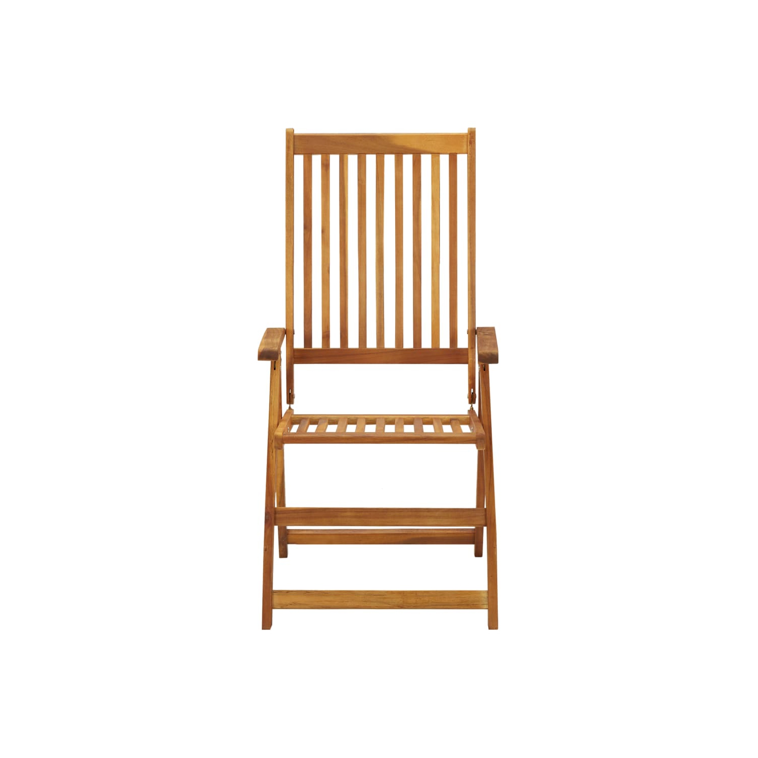 vidaXL Folding Garden Chairs with Cushions 8 pcs Solid Acacia Wood