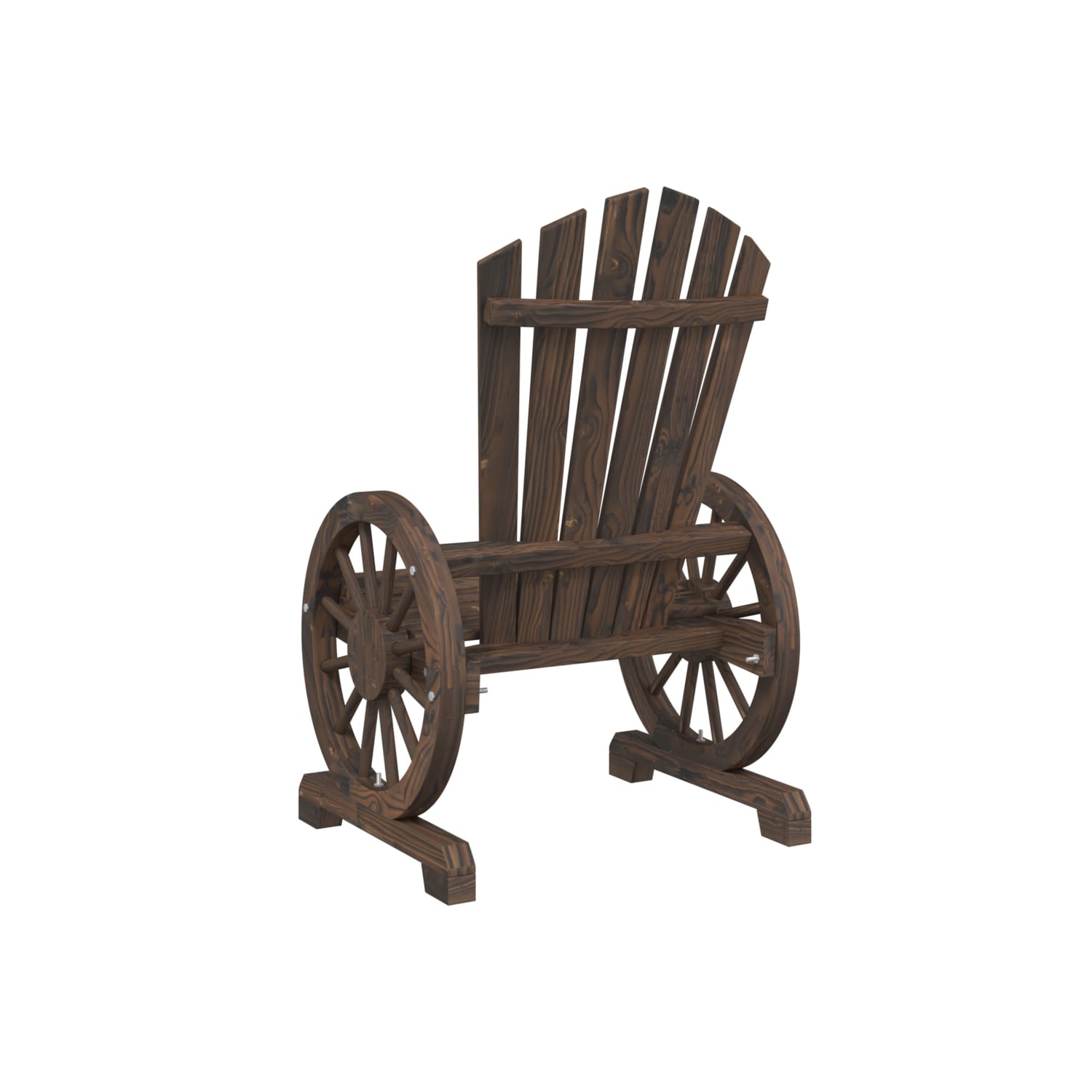 vidaXL Garden Adirondack Chairs 2 pcs Solid Wood Fir