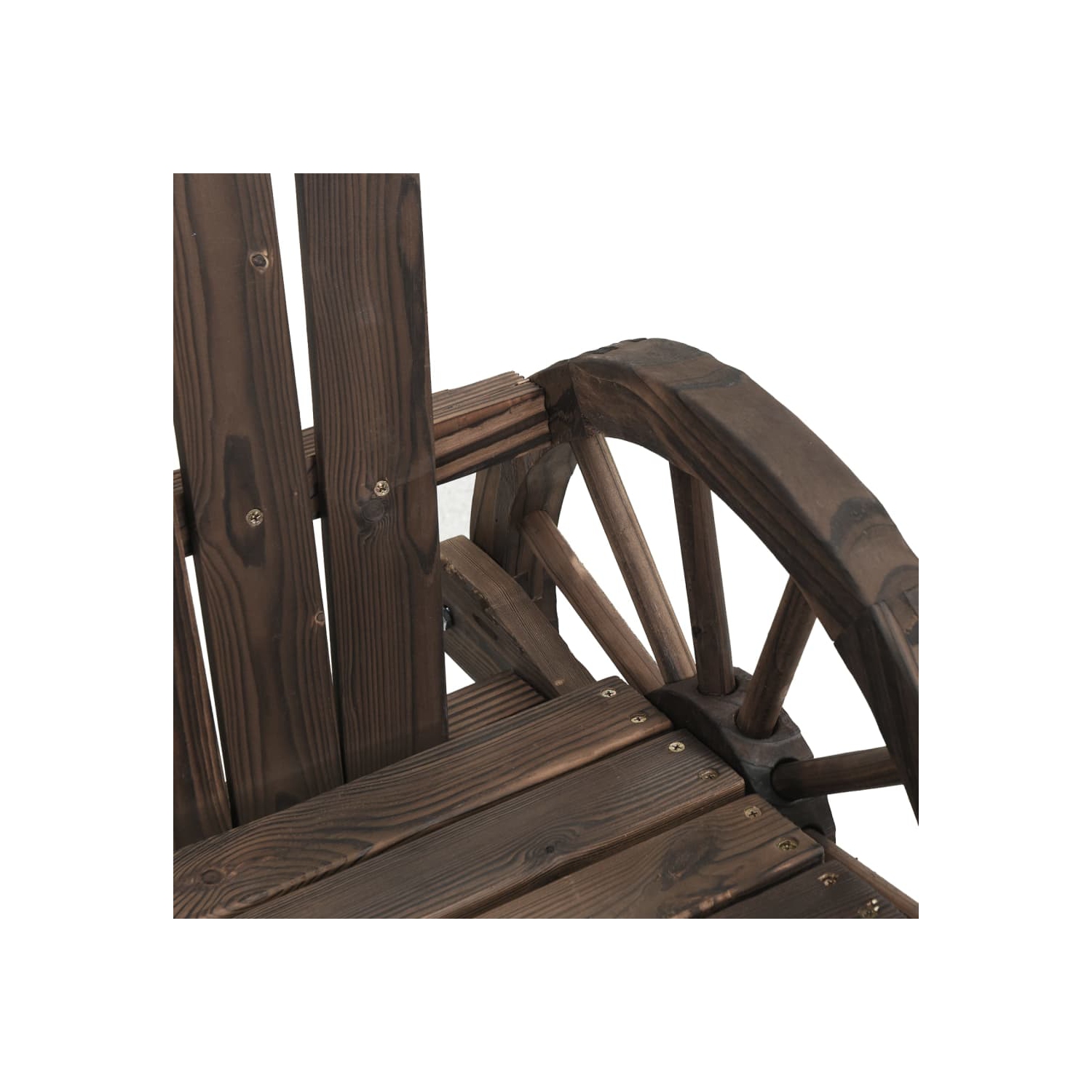 vidaXL Garden Adirondack Chairs 2 pcs Solid Wood Fir