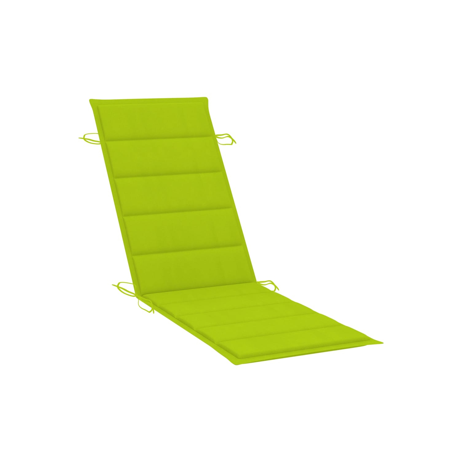 Chaises longues VidaXL 2 pièces avec coussins bois d'acacia massif