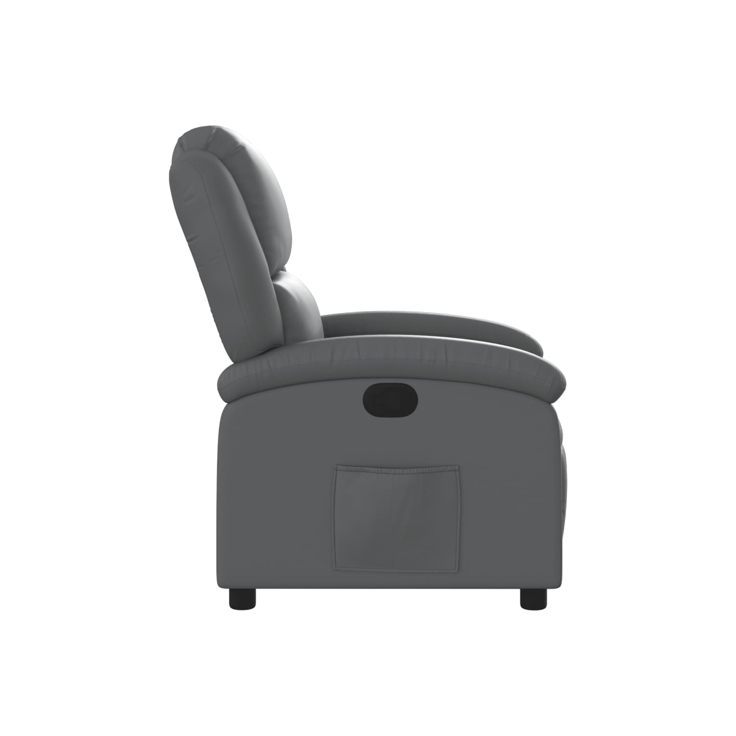 vidaXL Recliner Chair Grey Faux Leather