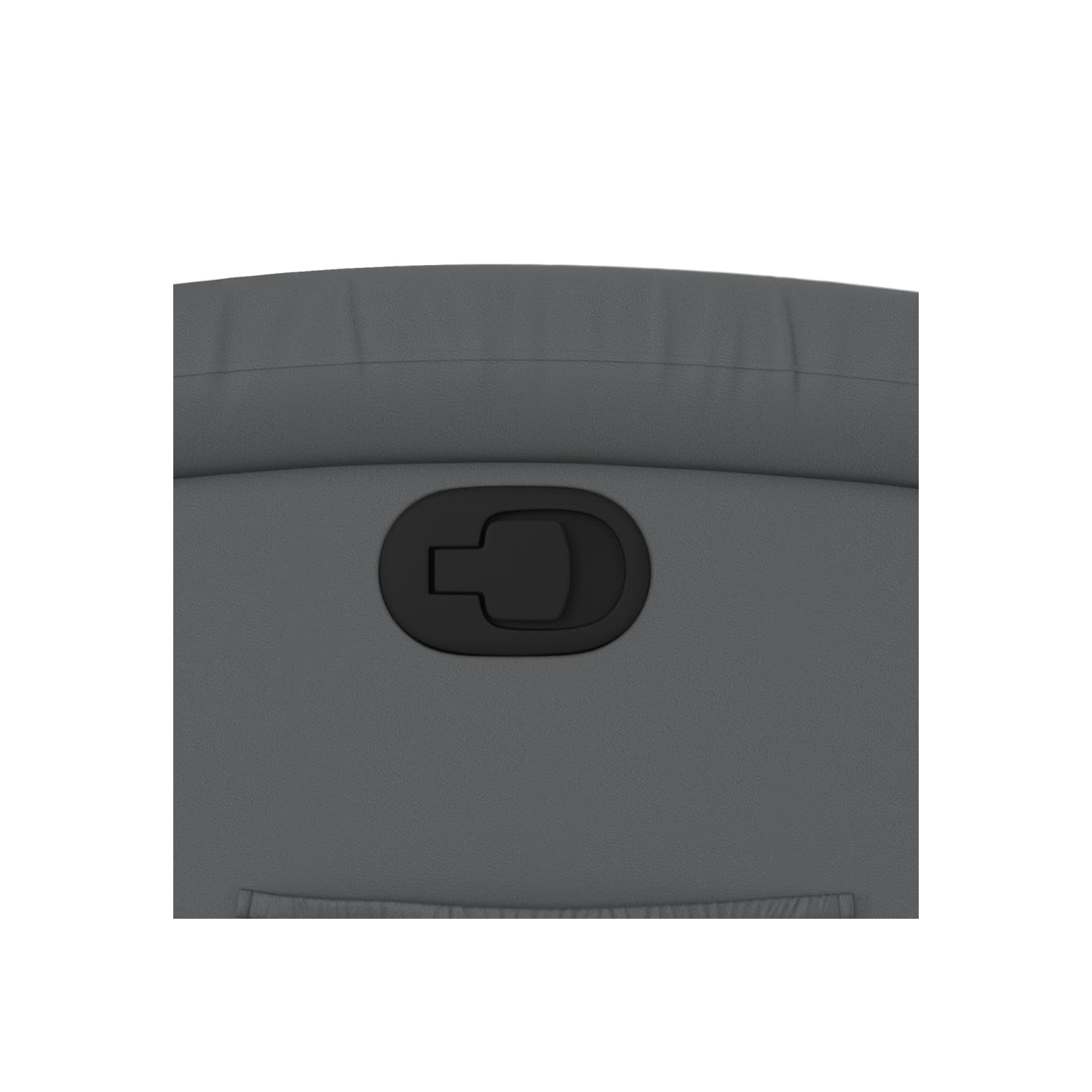 vidaXL Recliner Chair Grey Faux Leather