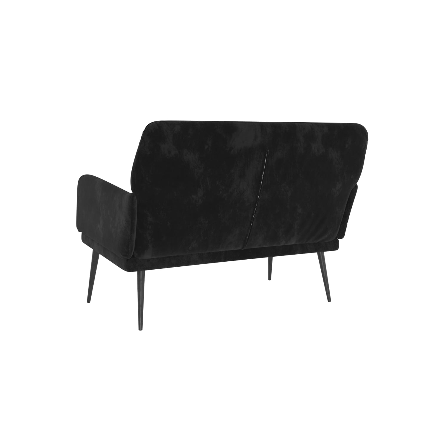vidaXL Bench Black 108x79x79 cm Velvet
